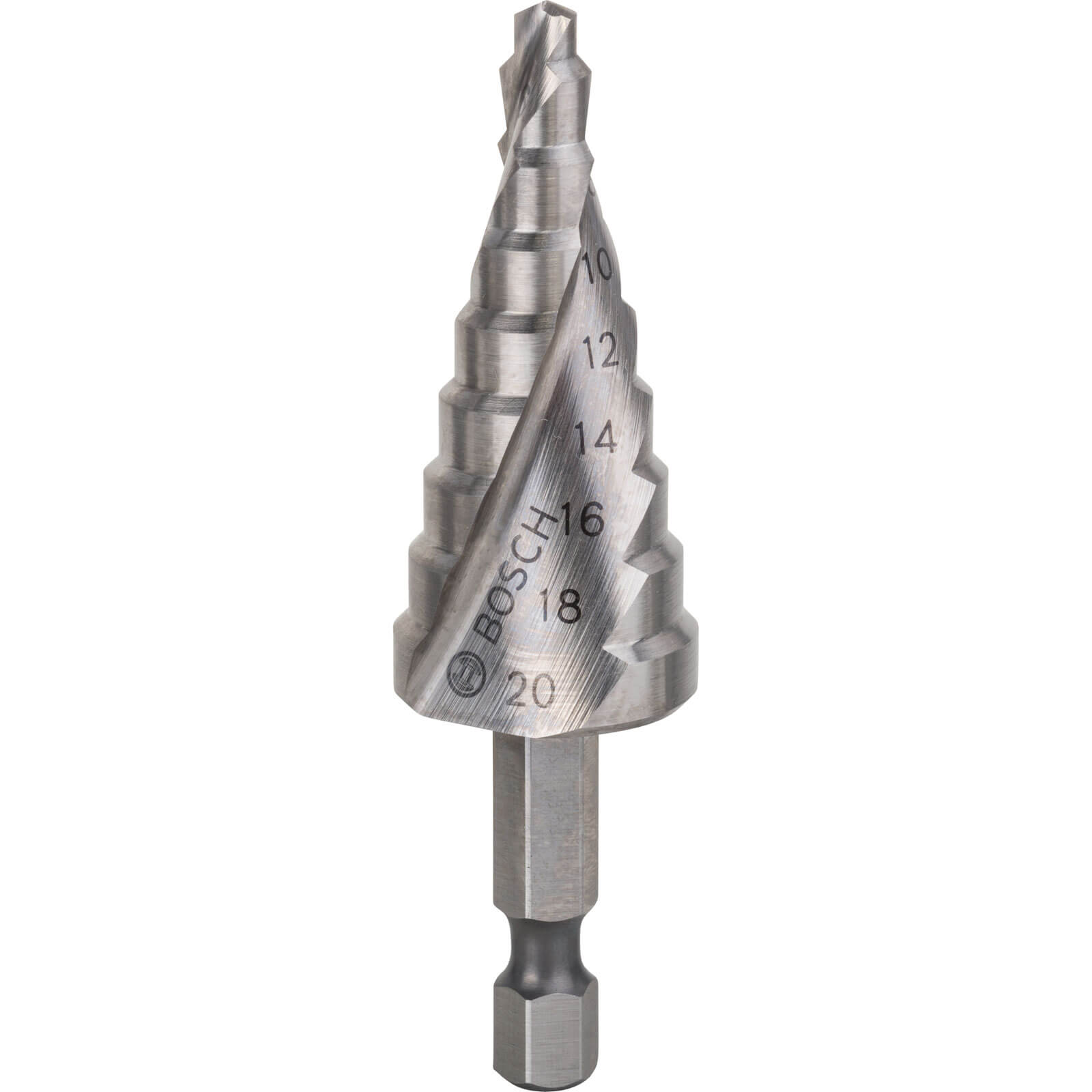 30-40mm Drilling Range 10mm Shank Diameter RUKO 101363 HSS Step Drill without Point 78mm Length