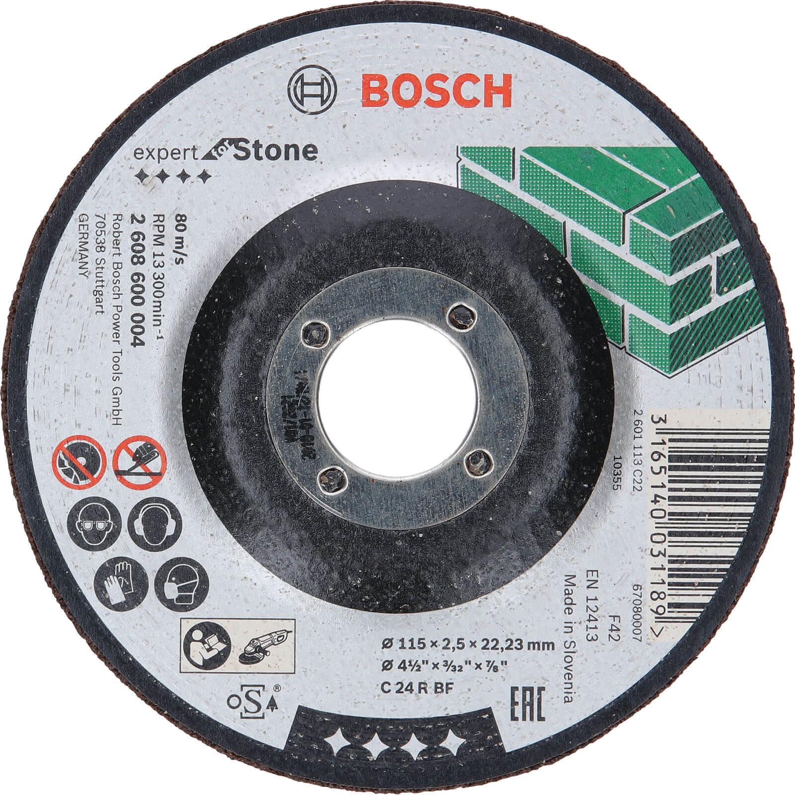 Photos - Cutting Disc Bosch C24R BF Depressed Stone  115mm 2608600004 
