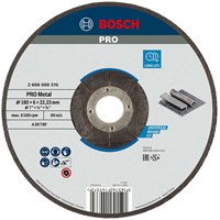 Bosch A30T BF Drepressed Centre Metal Grinding Disc Bosch A30T BF Drepressed Centre Metal Grinding Disc