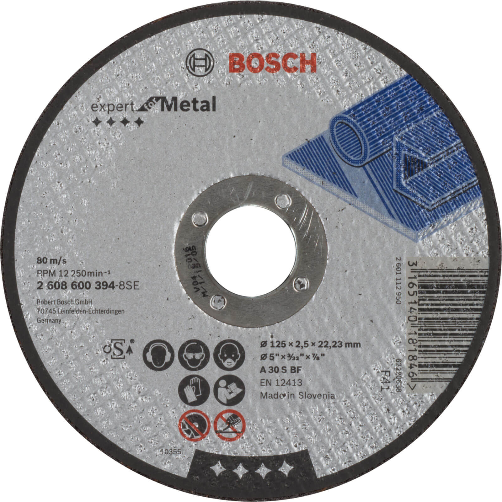 Image of Bosch Expert A30S BF Flat Metal Cutting Disc 125mm