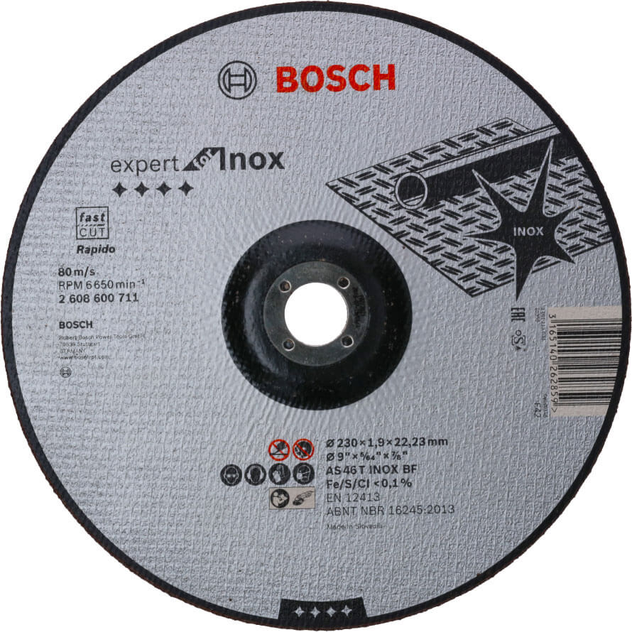 Photos - Cutting Disc Bosch Expert Inox Thin Metal Steel  230mm 2608600711 