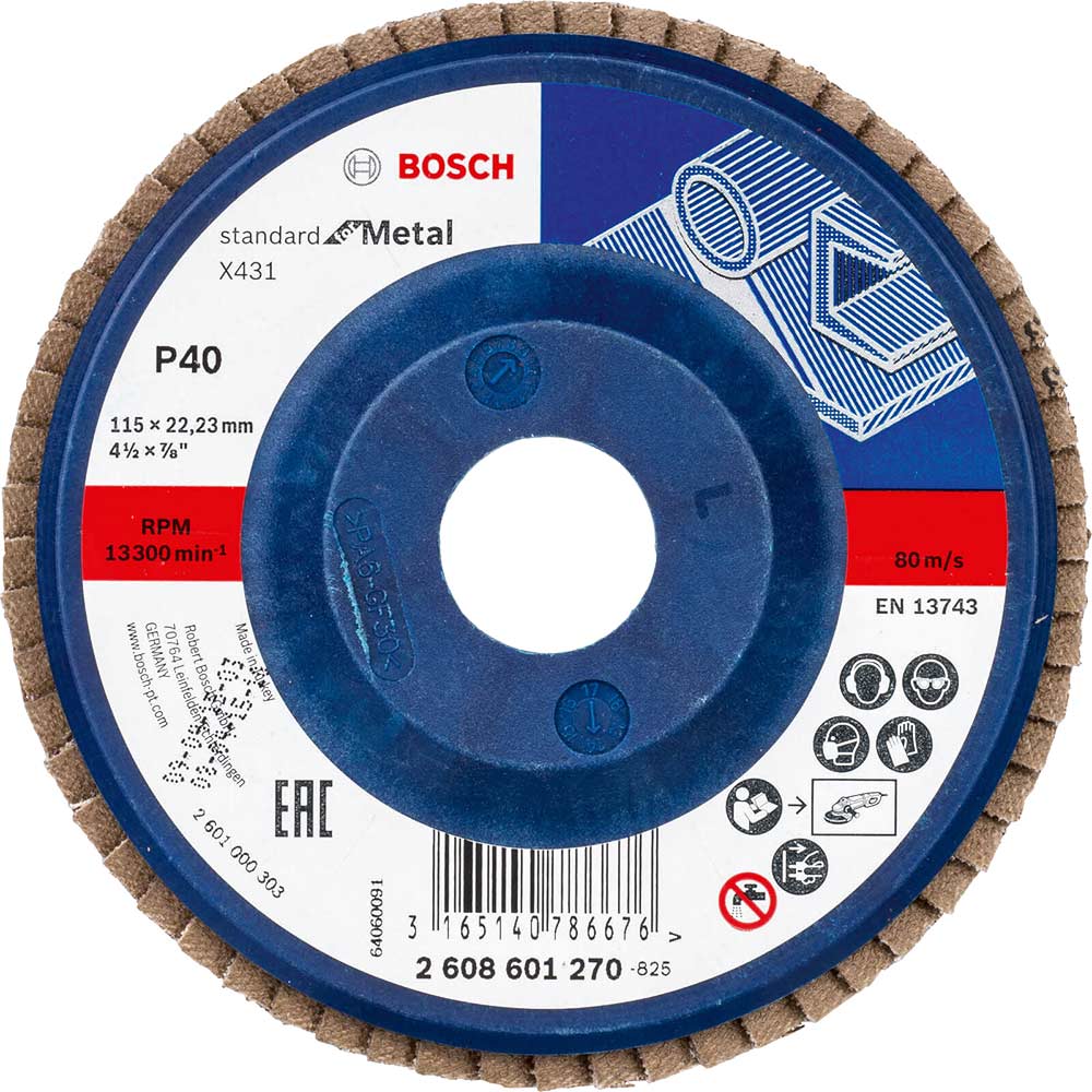 Bosch X431 Standard for Metal Flap Disc