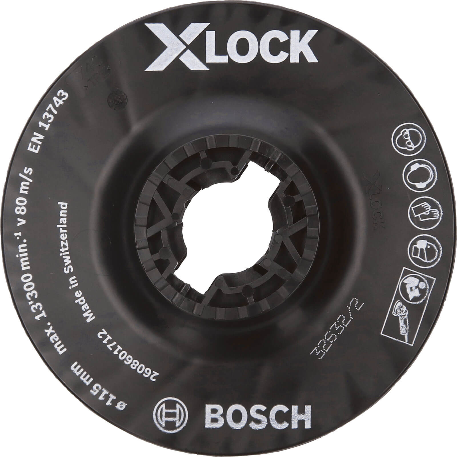 Image of Bosch X Lock Medium Backing Pad 115mm