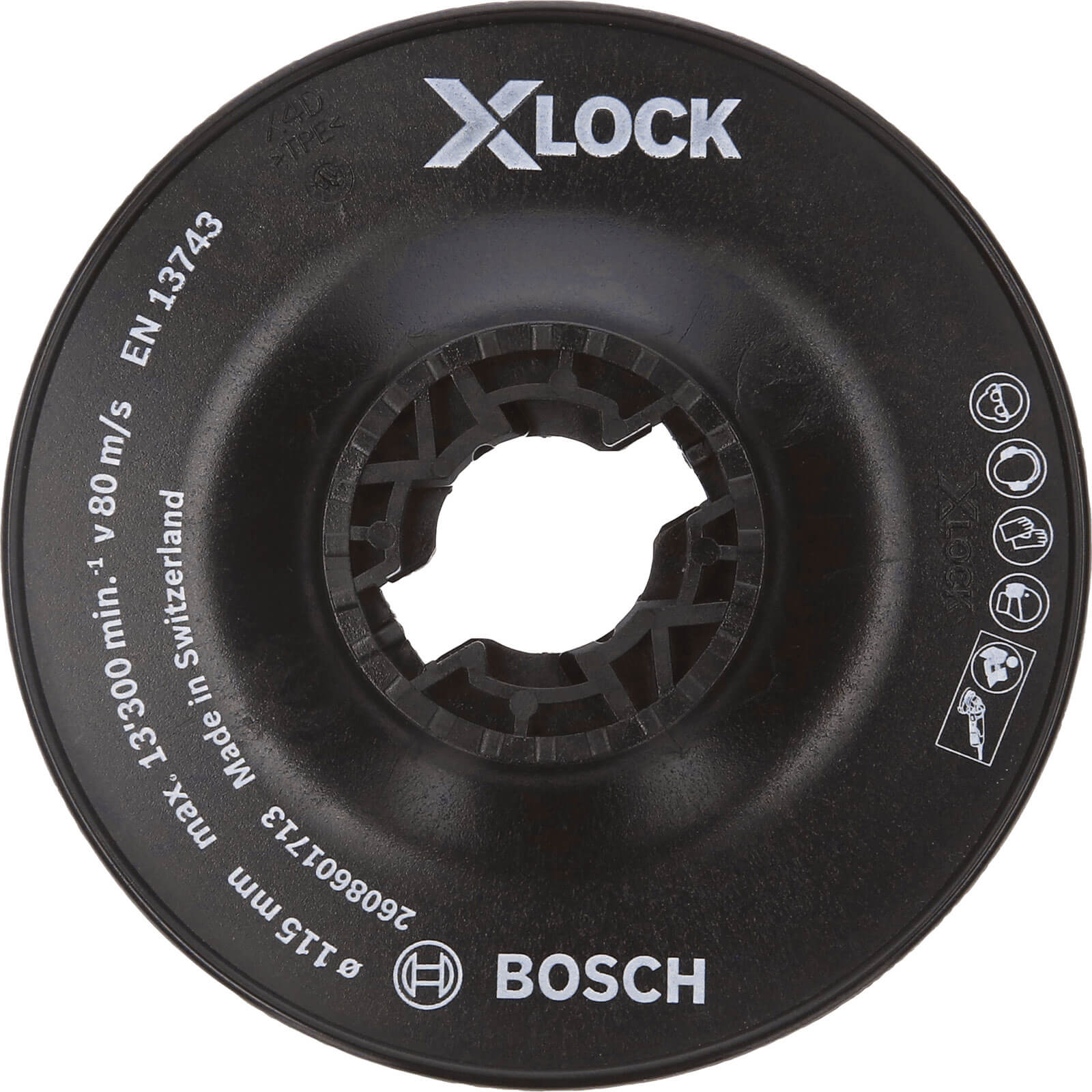 Image of Bosch X Lock Hard Backing Pad 115mm