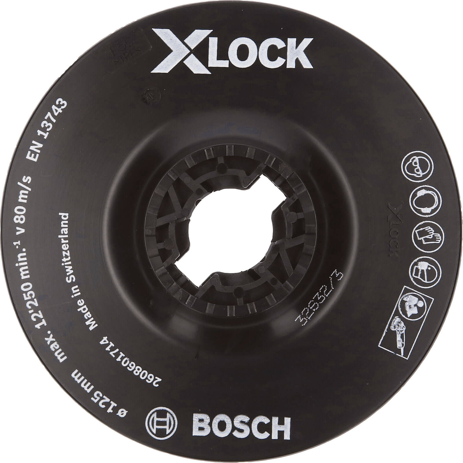 Image of Bosch X Lock Soft Backing Pad 125mm