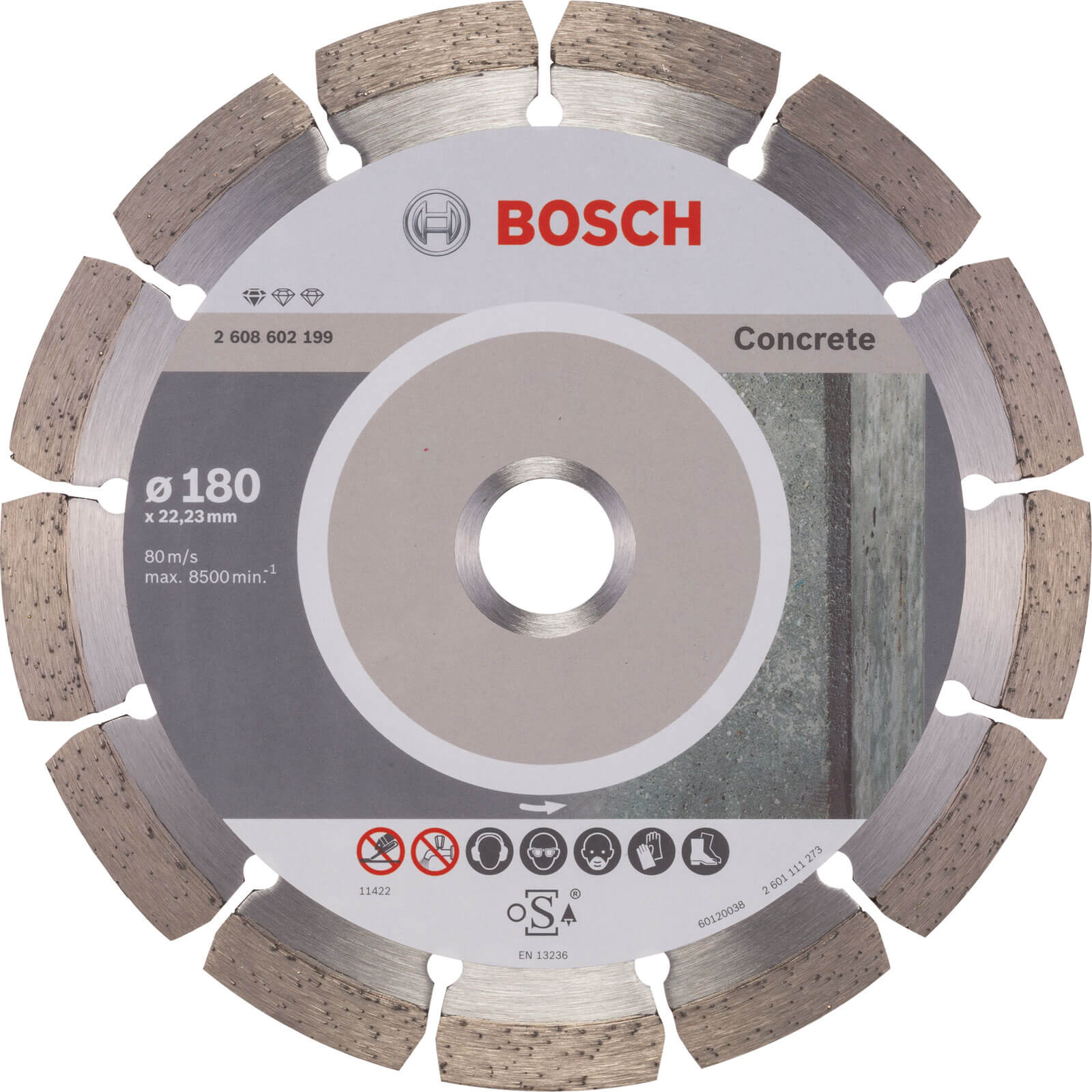 Photos - Cutting Disc Bosch Standard Concrete Diamond  180mm 2608602199 
