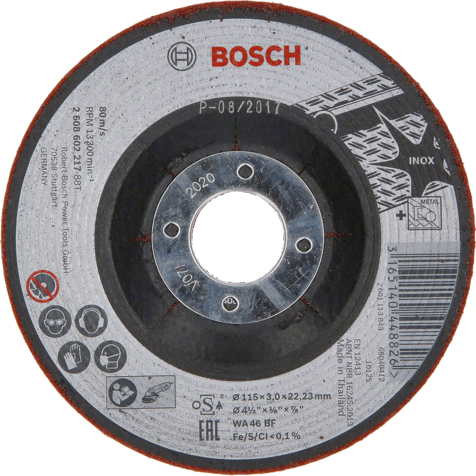 Image of Bosch WA46 BF Semi Flex Metal Grinding Disc 115mm
