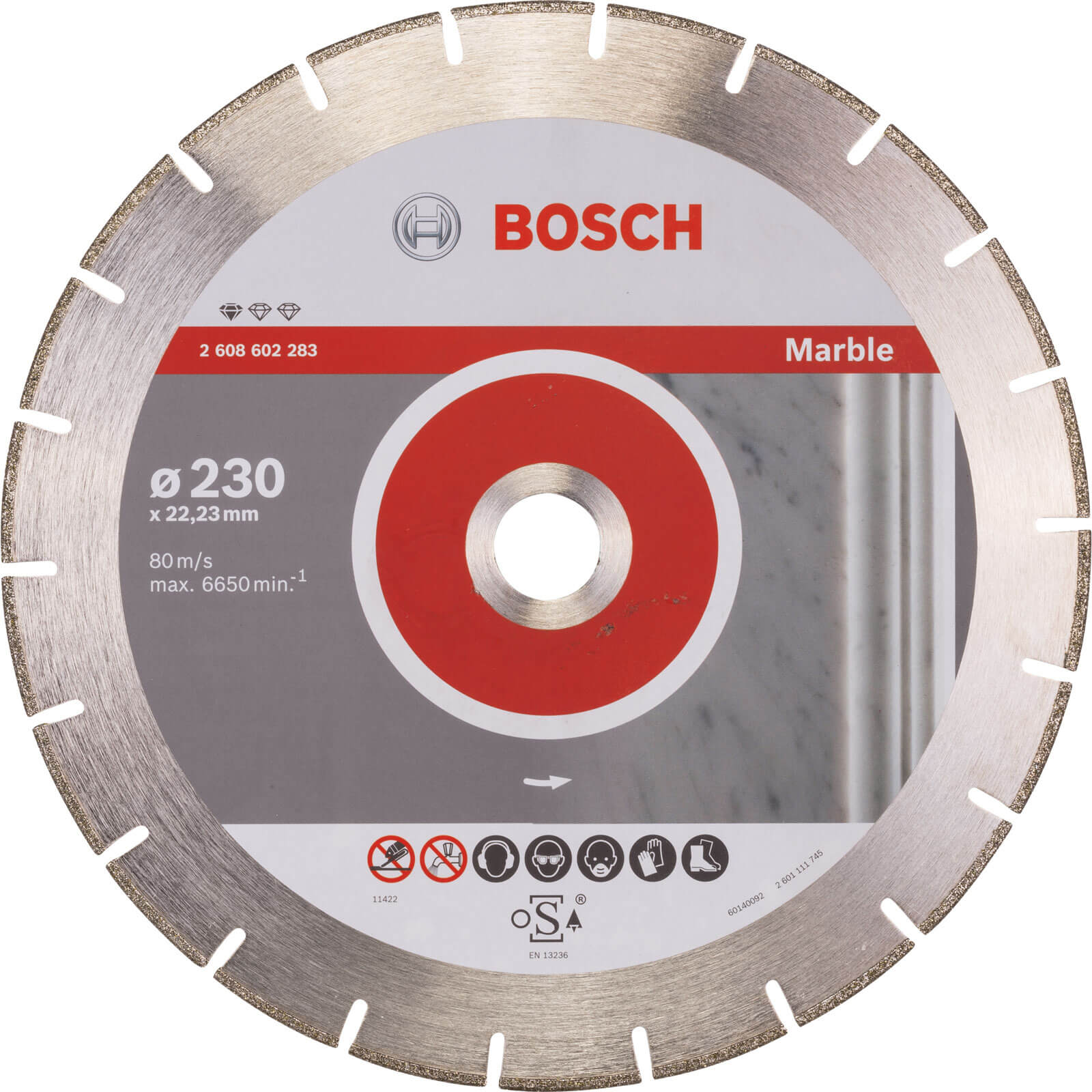 Photos - Cutting Disc Bosch Diamond Disc for Marble 230mm 2608602283 