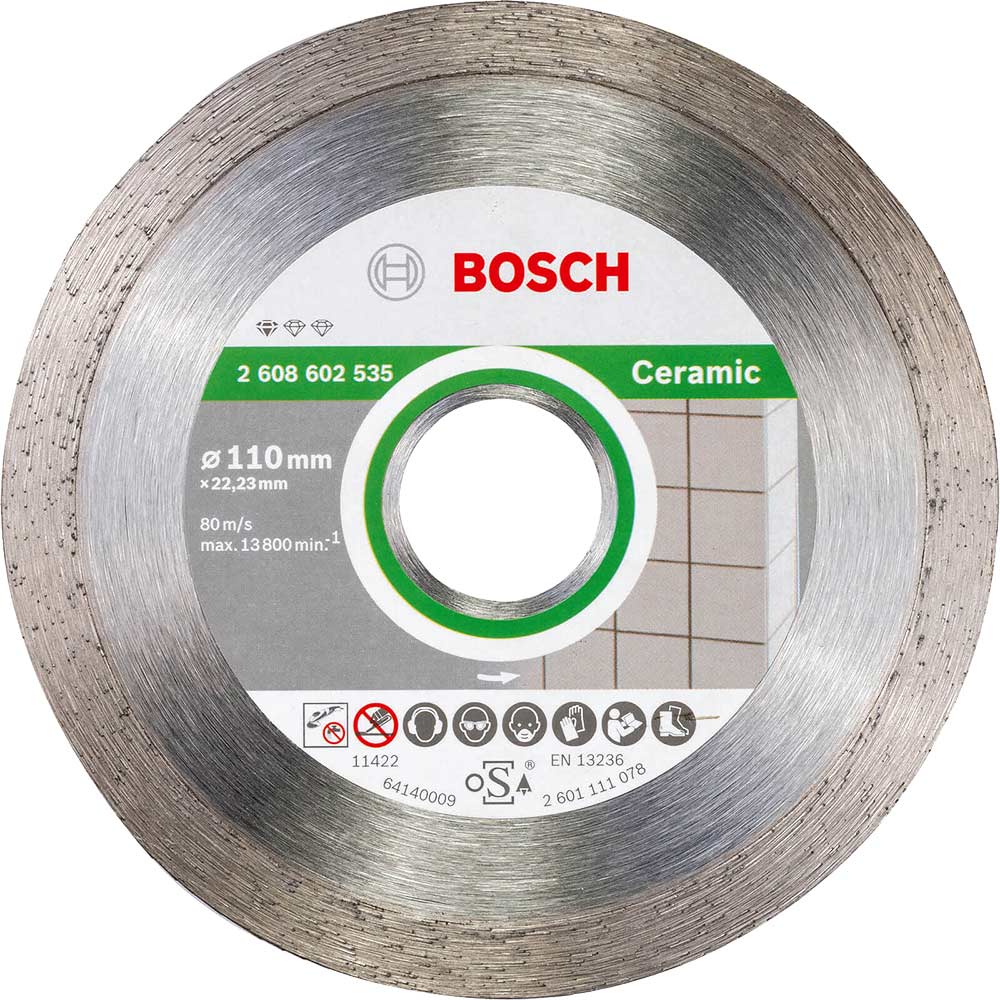 Photos - Cutting Disc Bosch Diamond  for Ceramic , Porcelain and Stone 110mm 2608602 