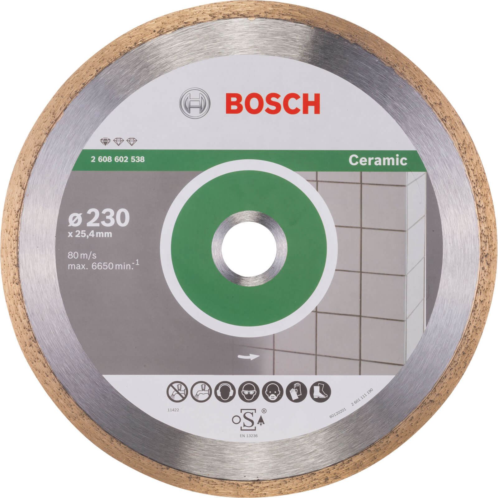 Photos - Cutting Disc Bosch Professional Ceramic Diamond  230mm 2608602538 