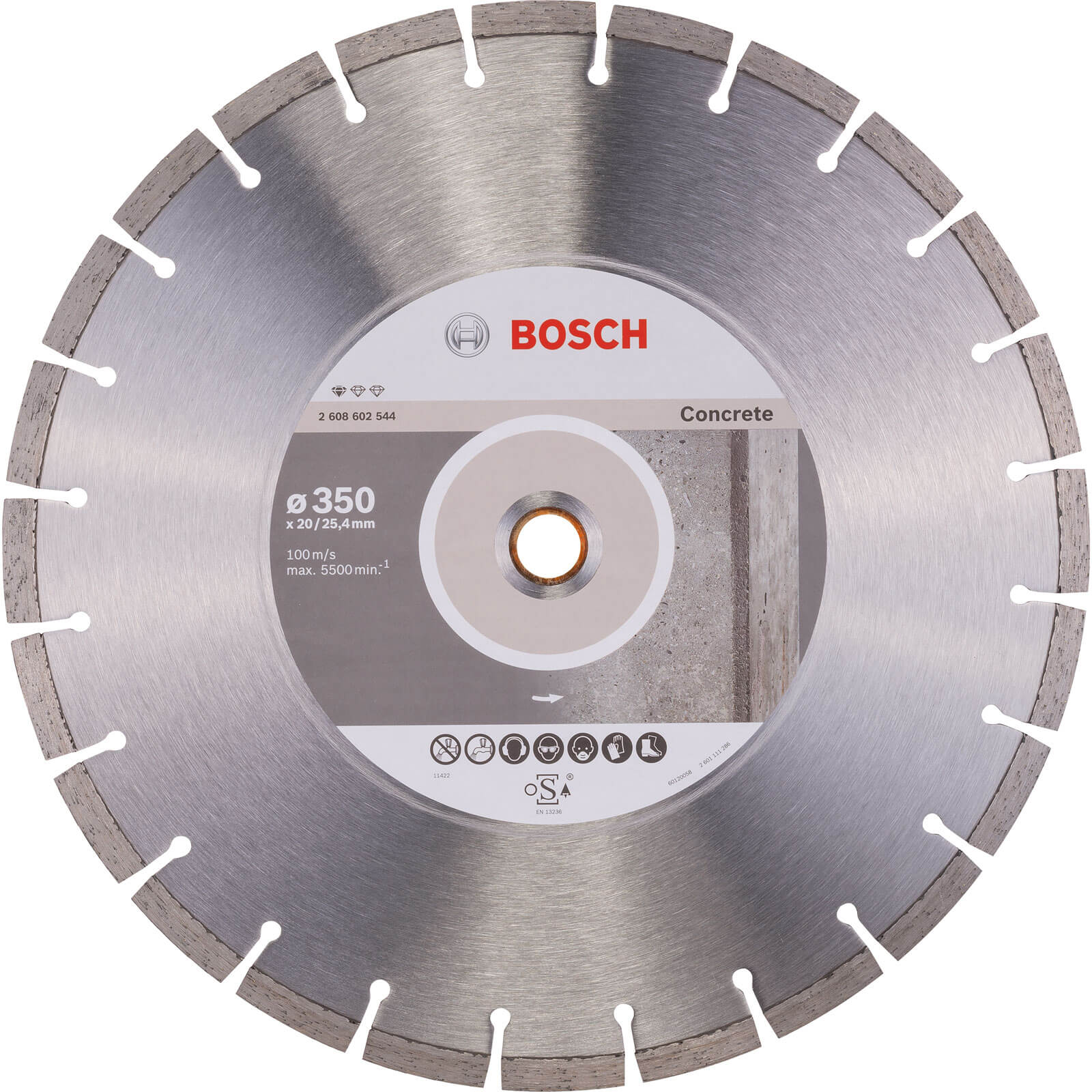 Photos - Cutting Disc Bosch Diamond Disc For Concrete 350mm 2608602544 