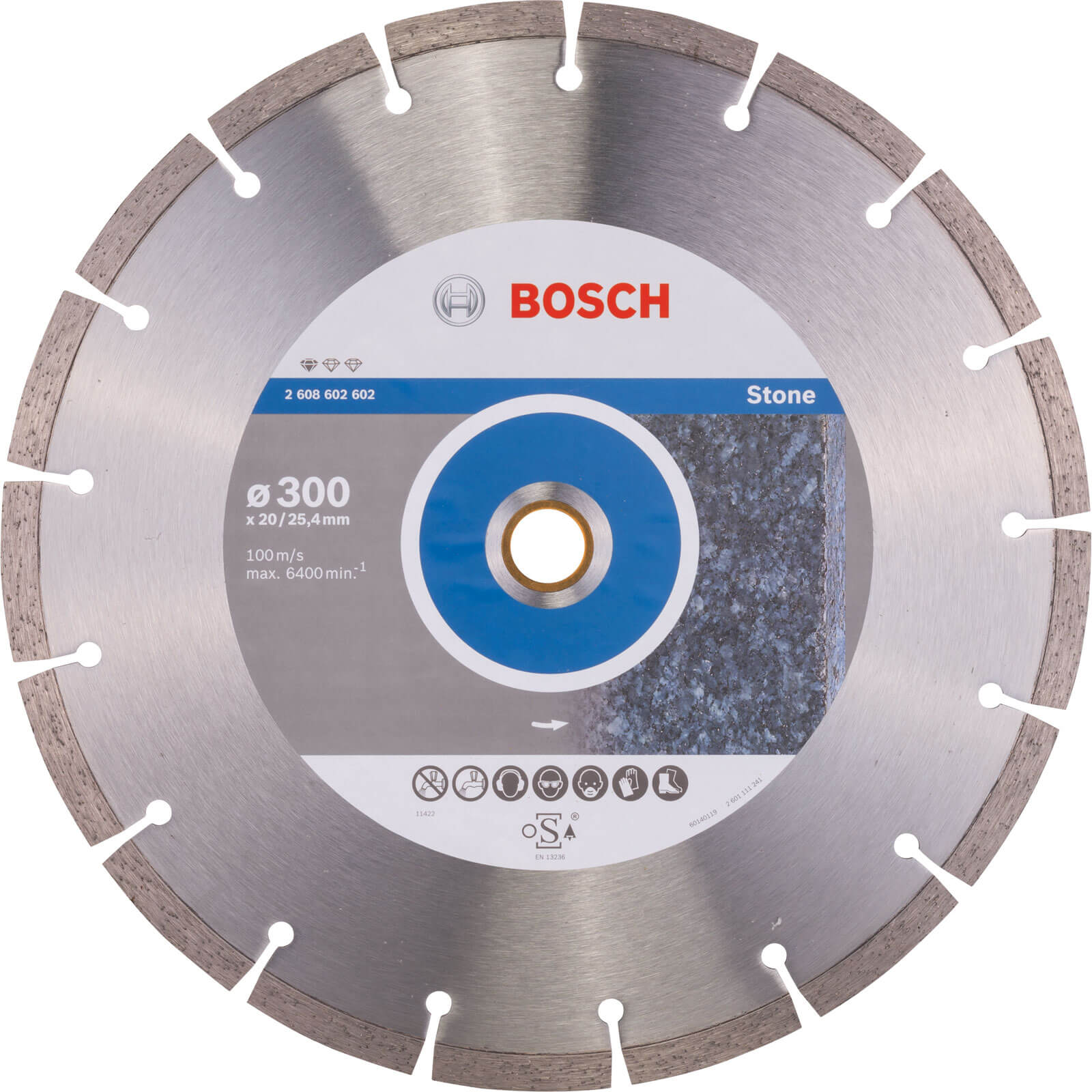 Photos - Cutting Disc Bosch Standard Diamond Disc for Stone 300mm 2608602602 