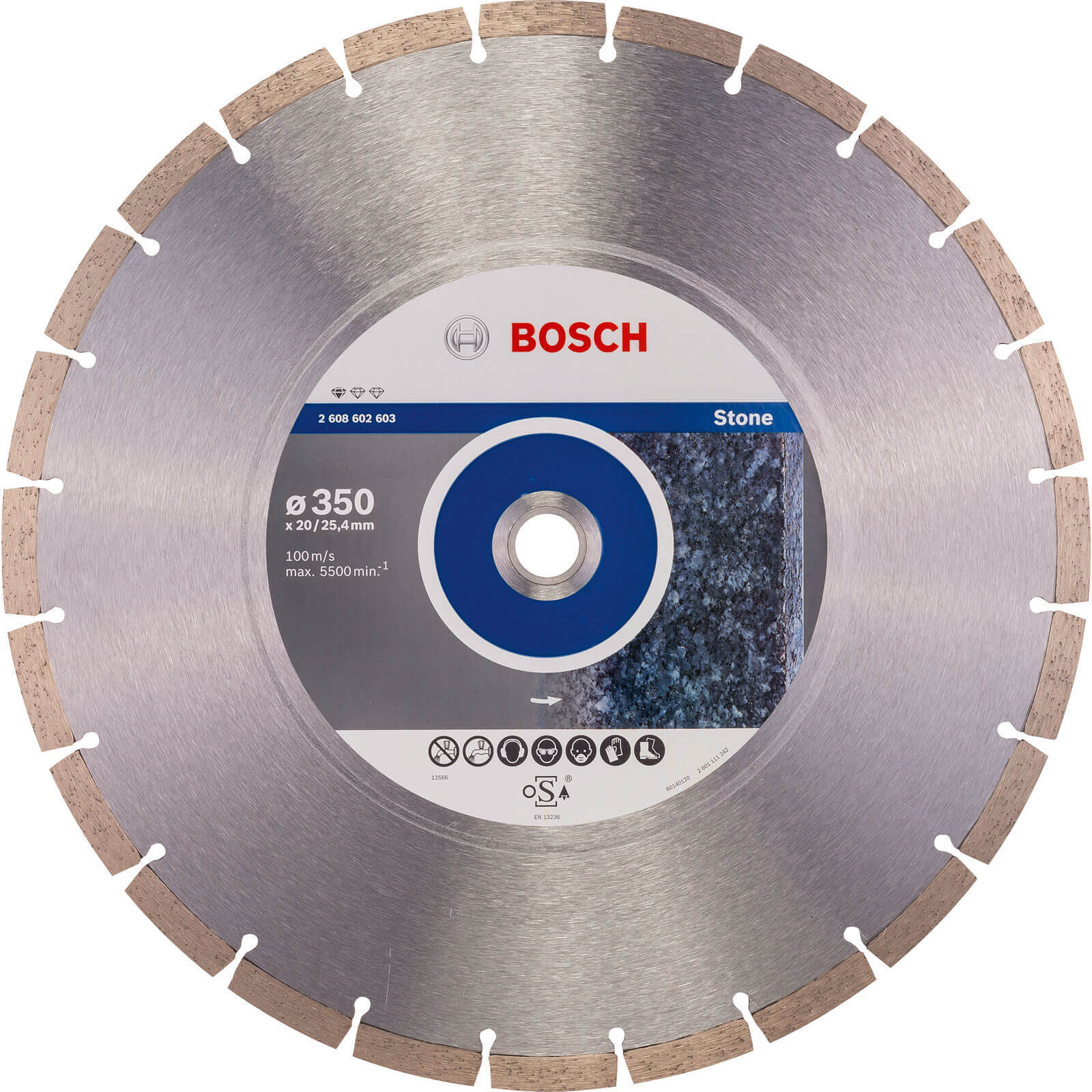 Photos - Cutting Disc Bosch Standard Diamond Disc for Stone 350mm 2608602603 