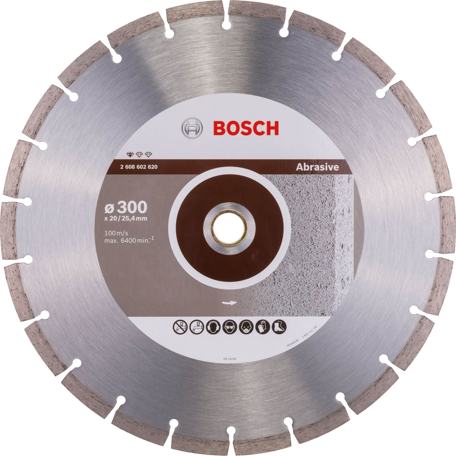 Photos - Cutting Disc Bosch Standard Diamond Disc for Abrasive Materials 300mm 2608602620 