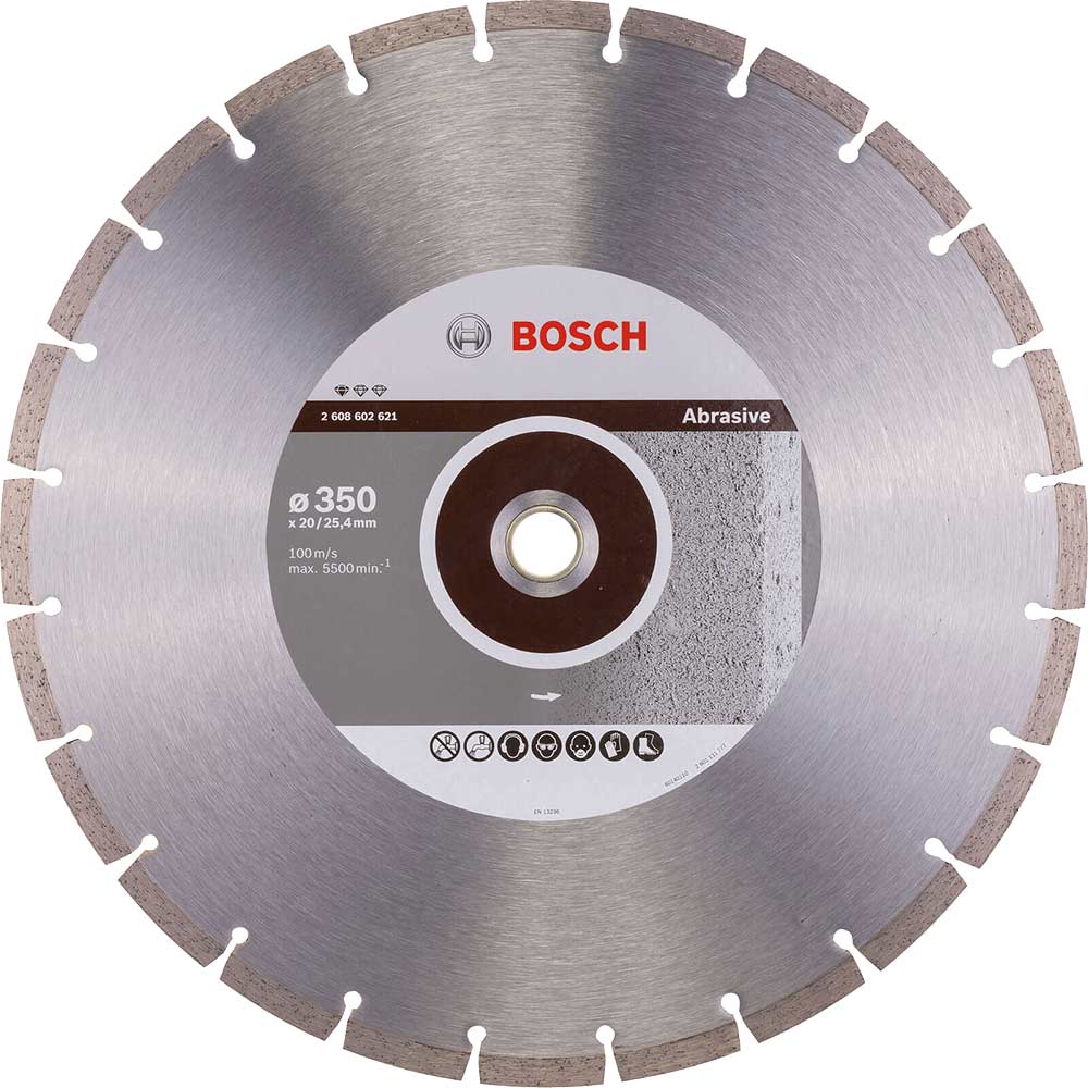 Photos - Cutting Disc Bosch Standard Diamond Disc for Abrasive Materials 350mm 2608602621 