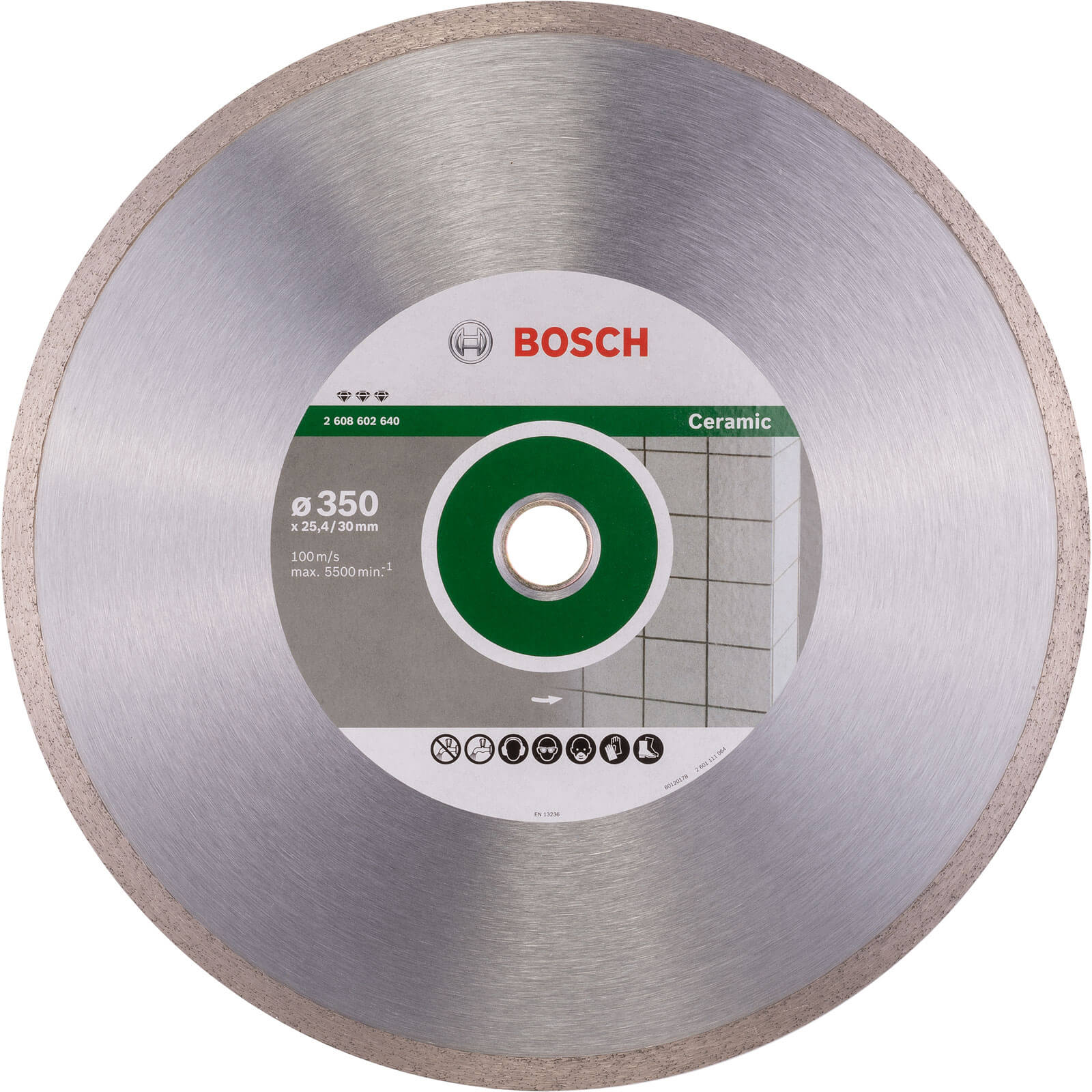 Photos - Cutting Disc Bosch Ceramic Diamond  350mm 2608602 