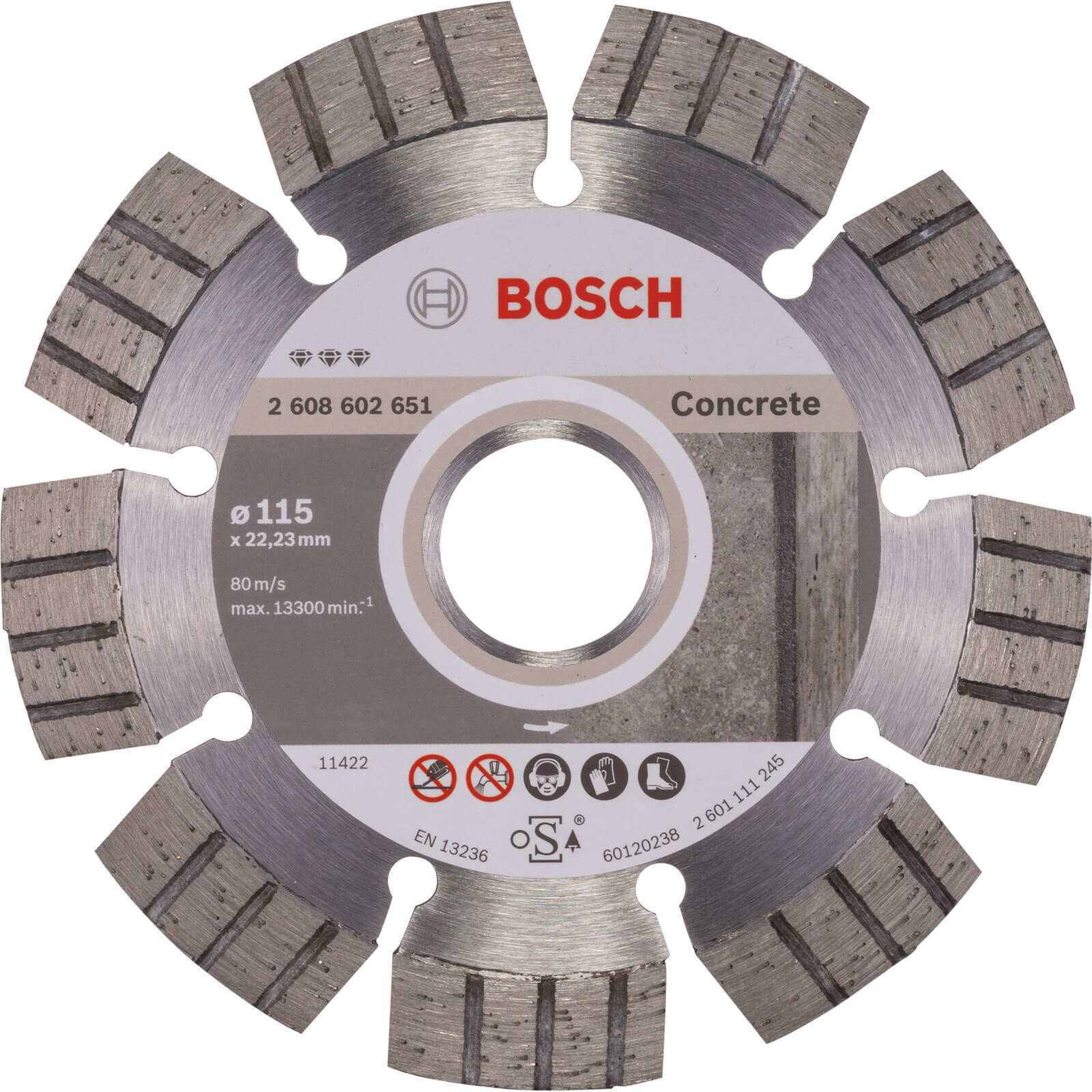 Photos - Cutting Disc Bosch Best Concrete Diamond  115mm 2608602651 