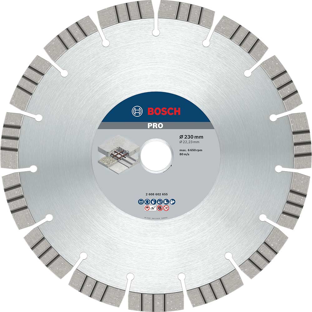 Bosch PRO Concrete Diamond Cutting Disc 230mm