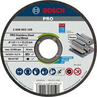 Bosch PRO Rapido Stainless Inox Flat Angle Grinder Fast Cutting Disc Bosch PRO Rapido Stainless Inox Flat Angle Grinder Fast Cutting Disc
