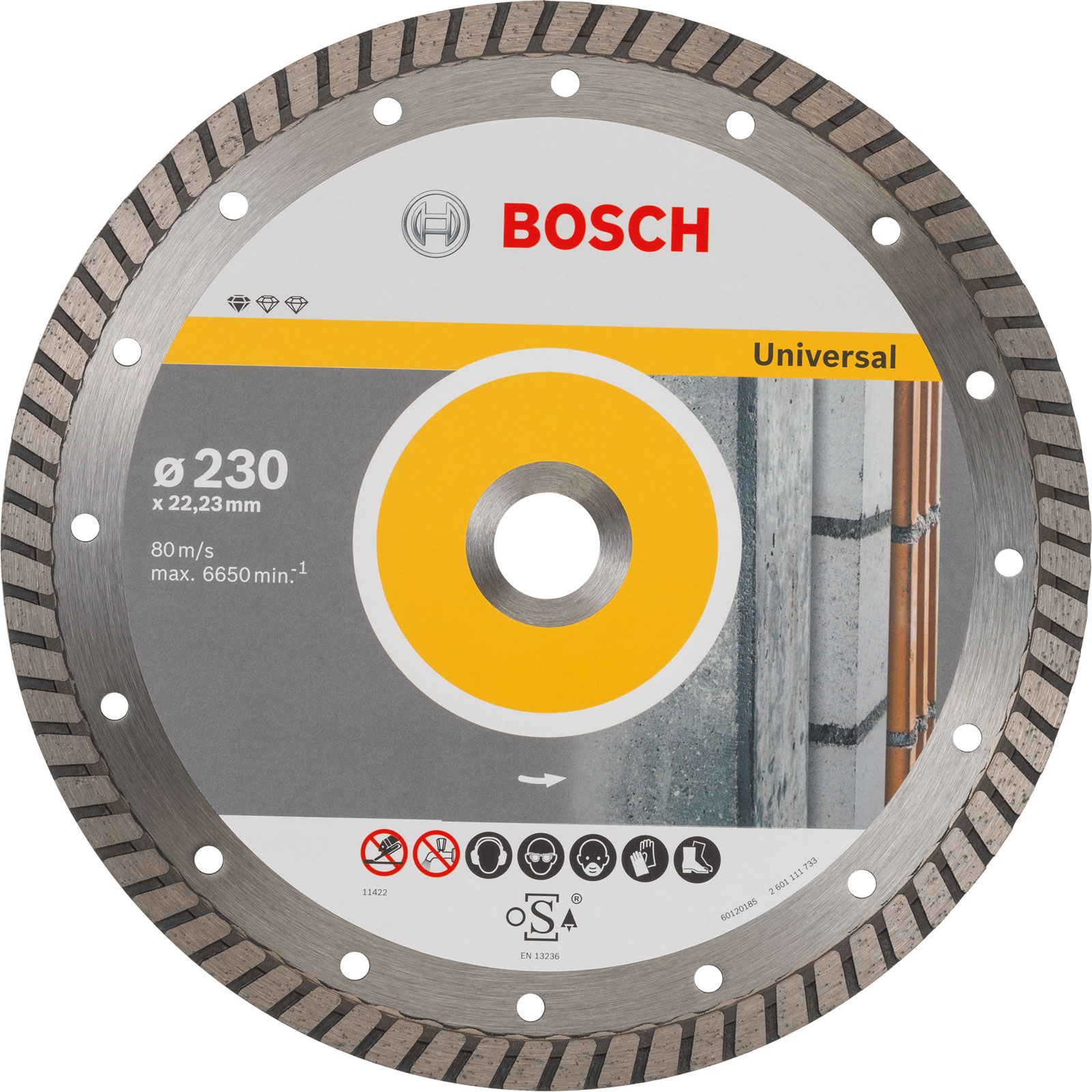 Photos - Cutting Disc Bosch Standard Universal Cutting Diamond Disc 230mm 2608602397 