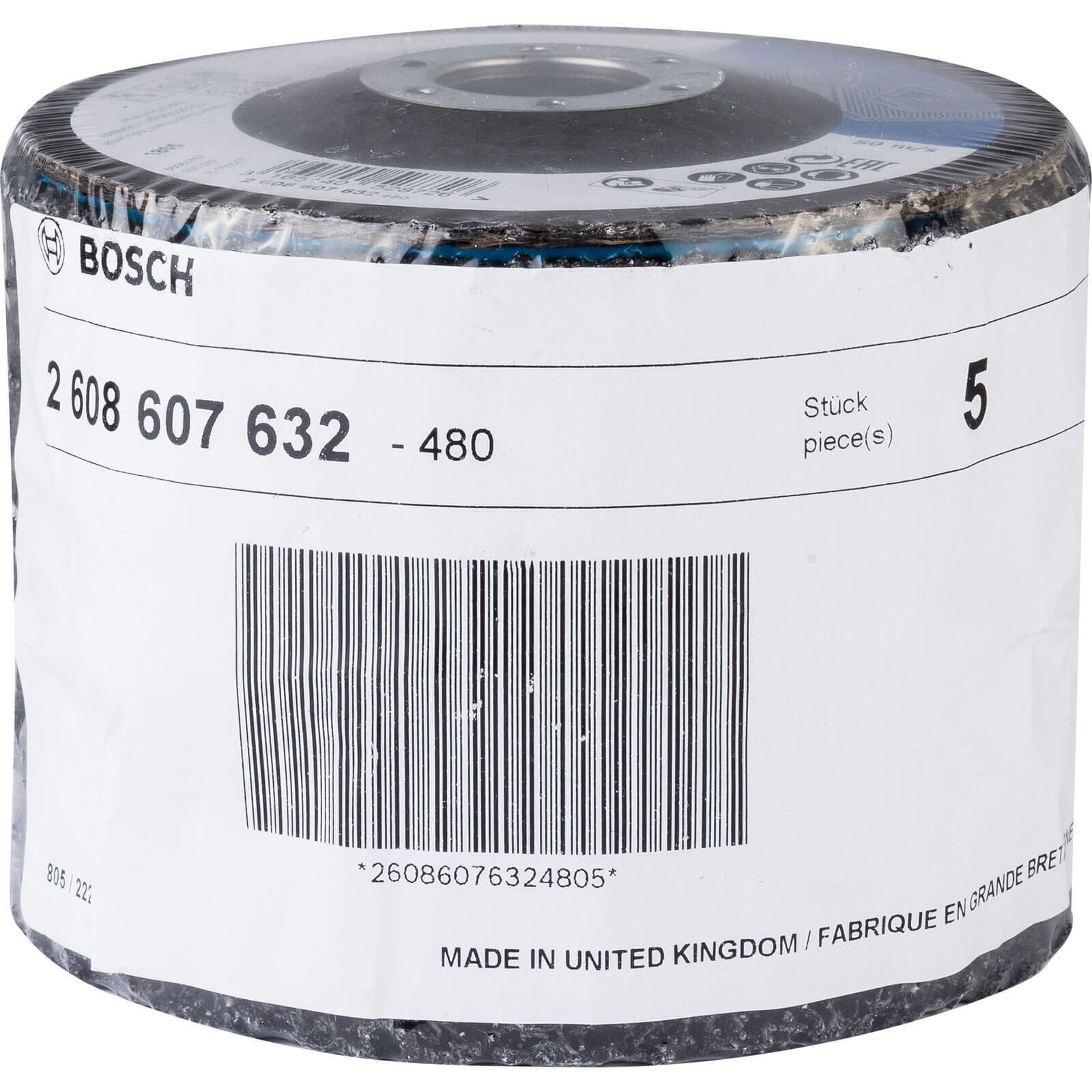 Image of Bosch N377 Surface Cleaning Fleece Strip Disc 115mm Pack of 1