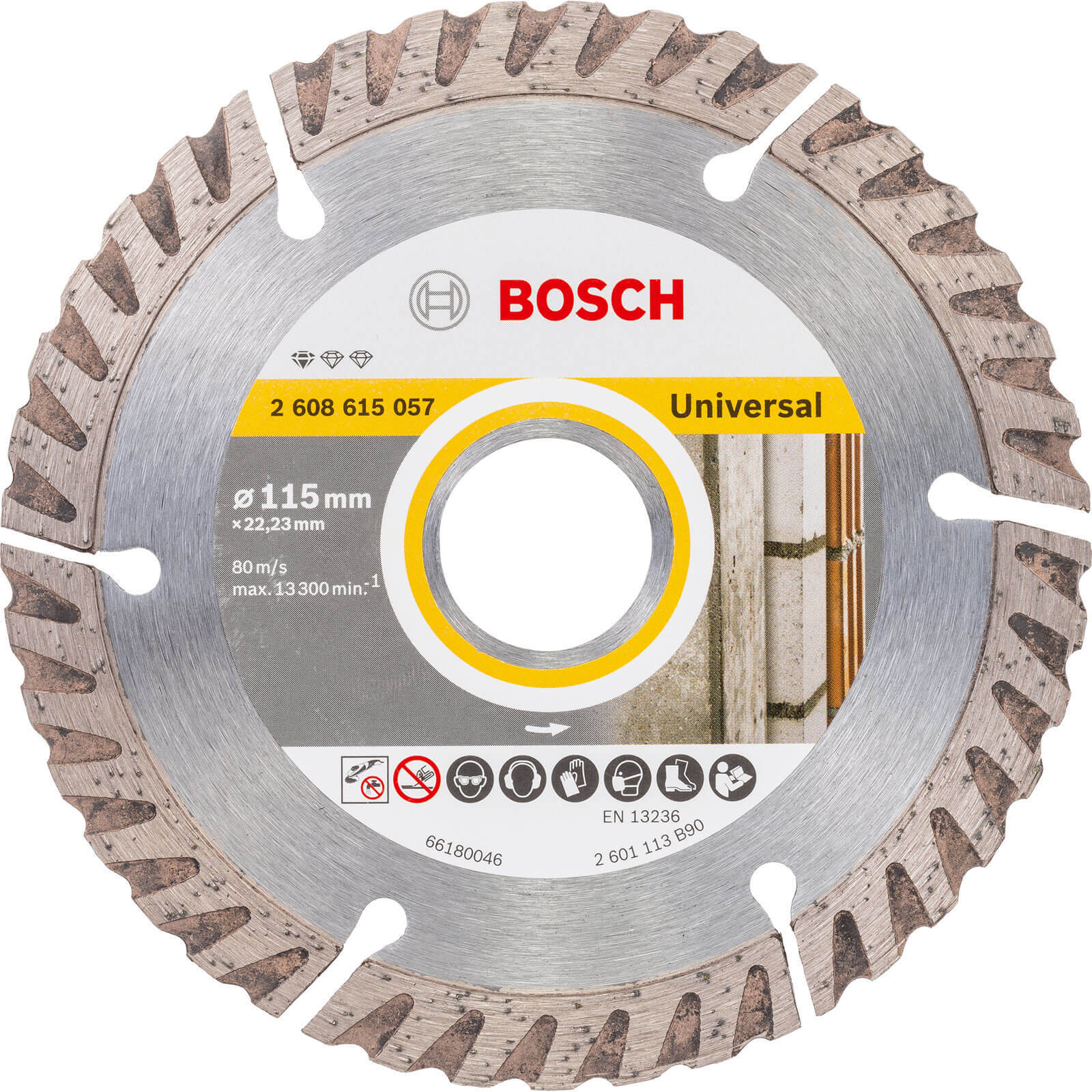 Photos - Cutting Disc Bosch Universal Diamond  115mm 2608615057 
