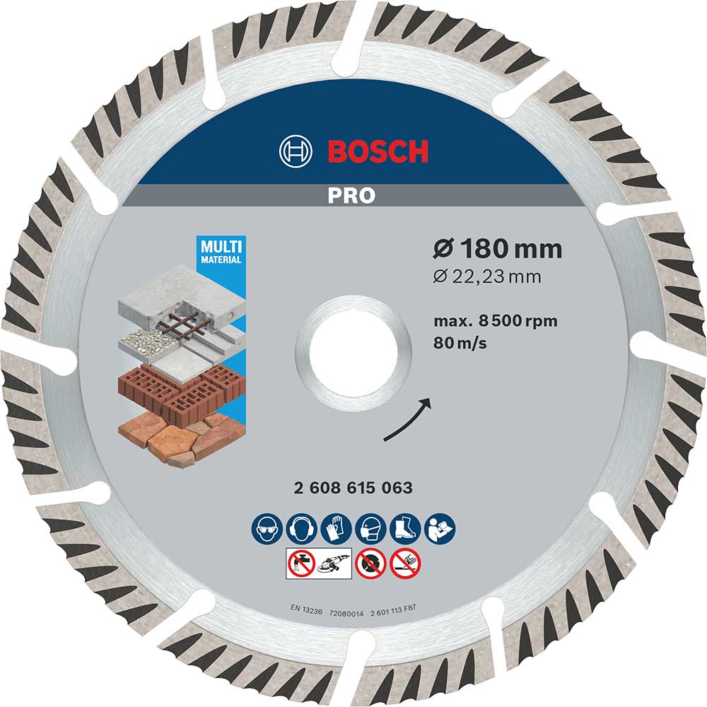Bosch PRO Multi Material Diamond Cutting Disc