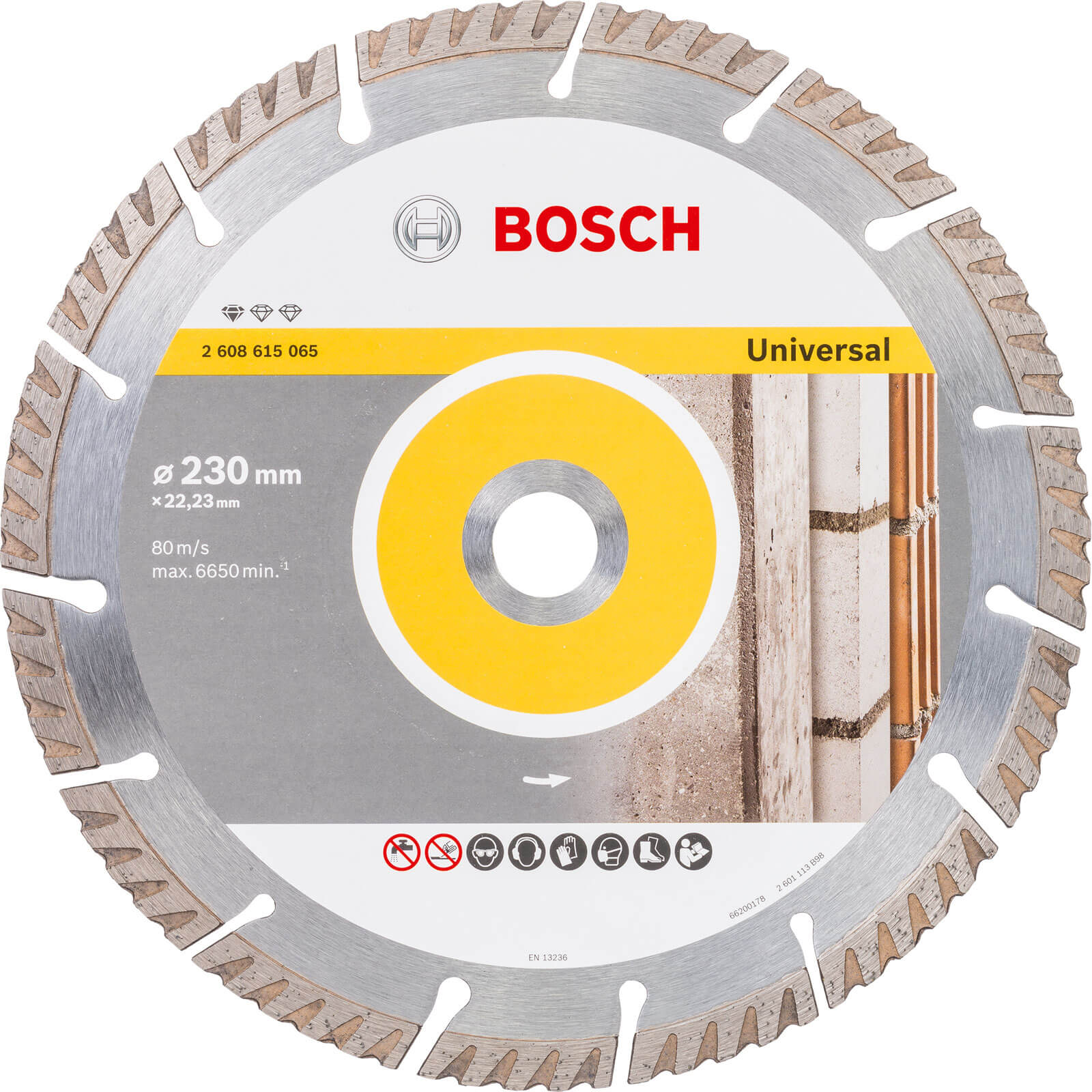 Photos - Cutting Disc Bosch Universal Diamond  230mm 2608615065 