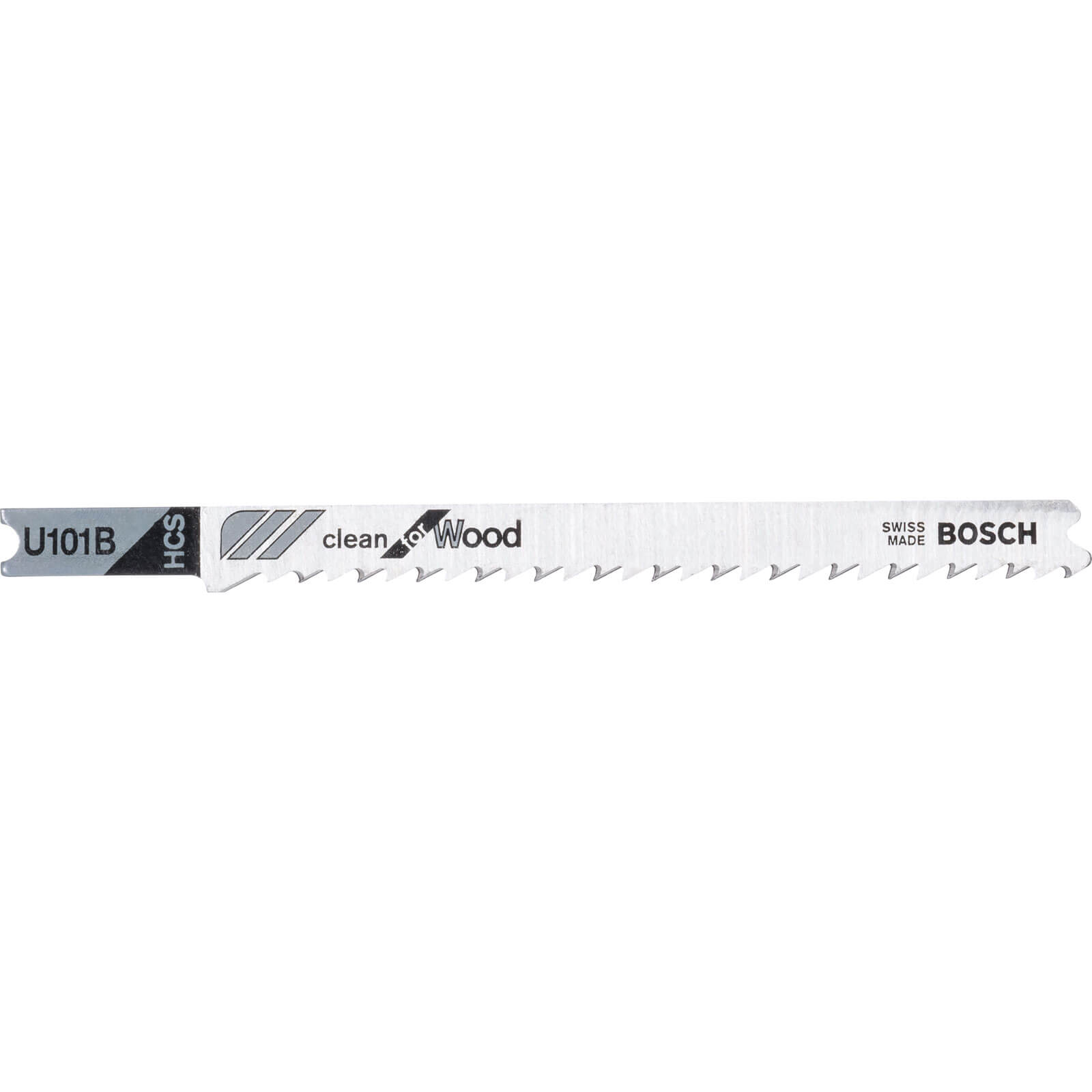 Image of Bosch U101 B Wood Cutting Jigsaw Blades Pack of 3