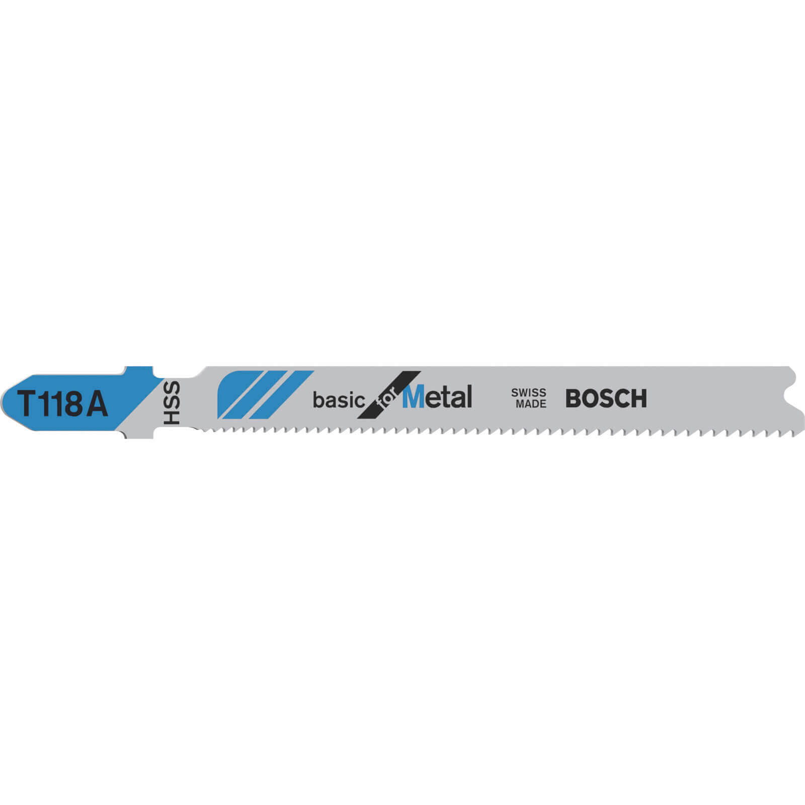 Image of Bosch T118 A Metal Cutting Jigsaw Blades Pack of 5