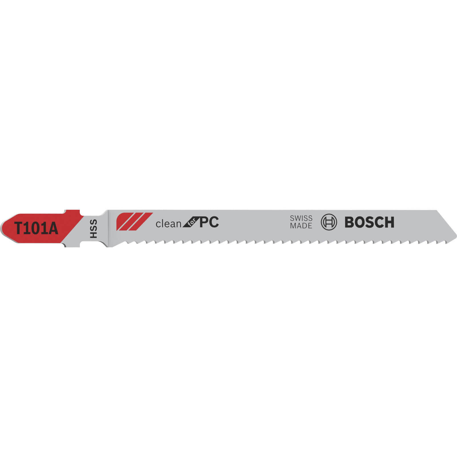 Image of Bosch T 101 A Acrylic and Plastic Cutting Jigsaw Blades Pack of 5