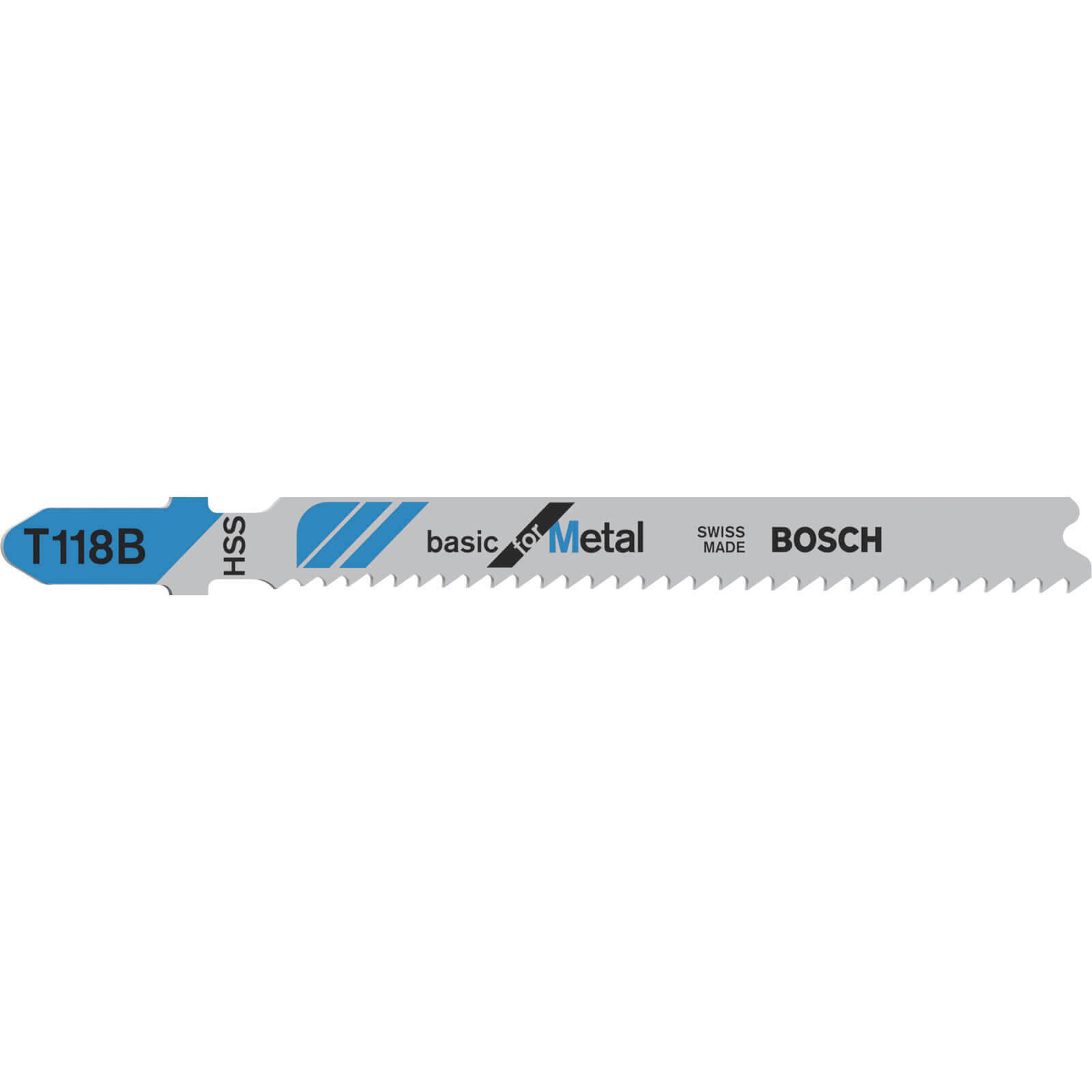 Image of Bosch T118 B Metal Cutting Jigsaw Blades Pack of 5