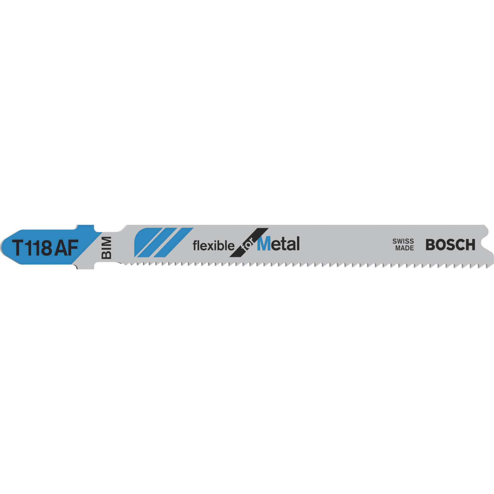 Image of Bosch T118 AF Metal Cutting Jigsaw Blades Pack of 5