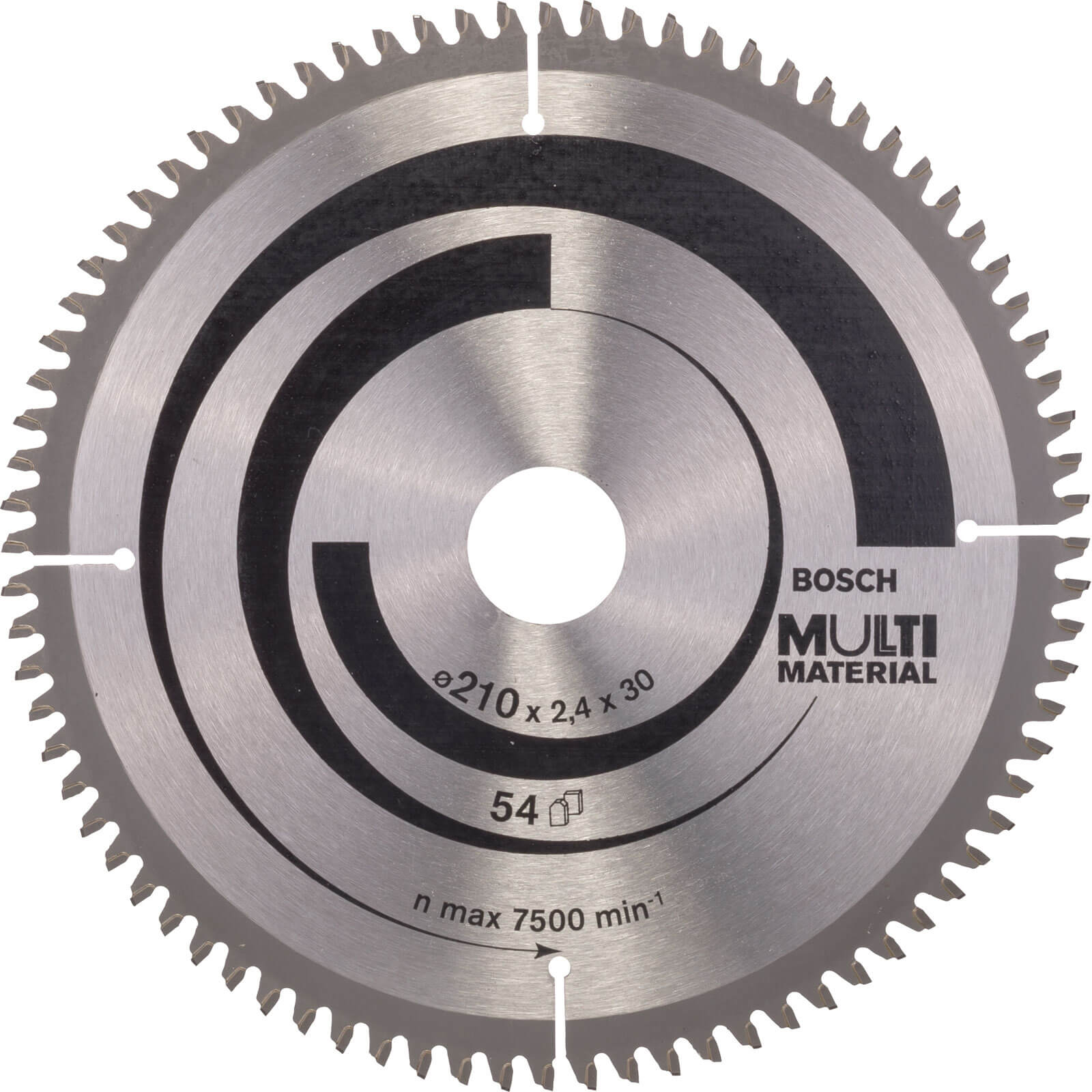 Photos - Power Tool Accessory Bosch Multi Material Cutting Mitre and Table Saw Blade 210mm 80T 30mm 