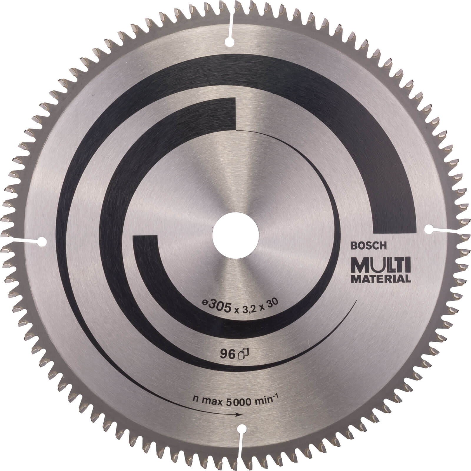 Image of Bosch Multi Material Cutting Mitre and Table Saw Blade 305mm 96T 30mm
