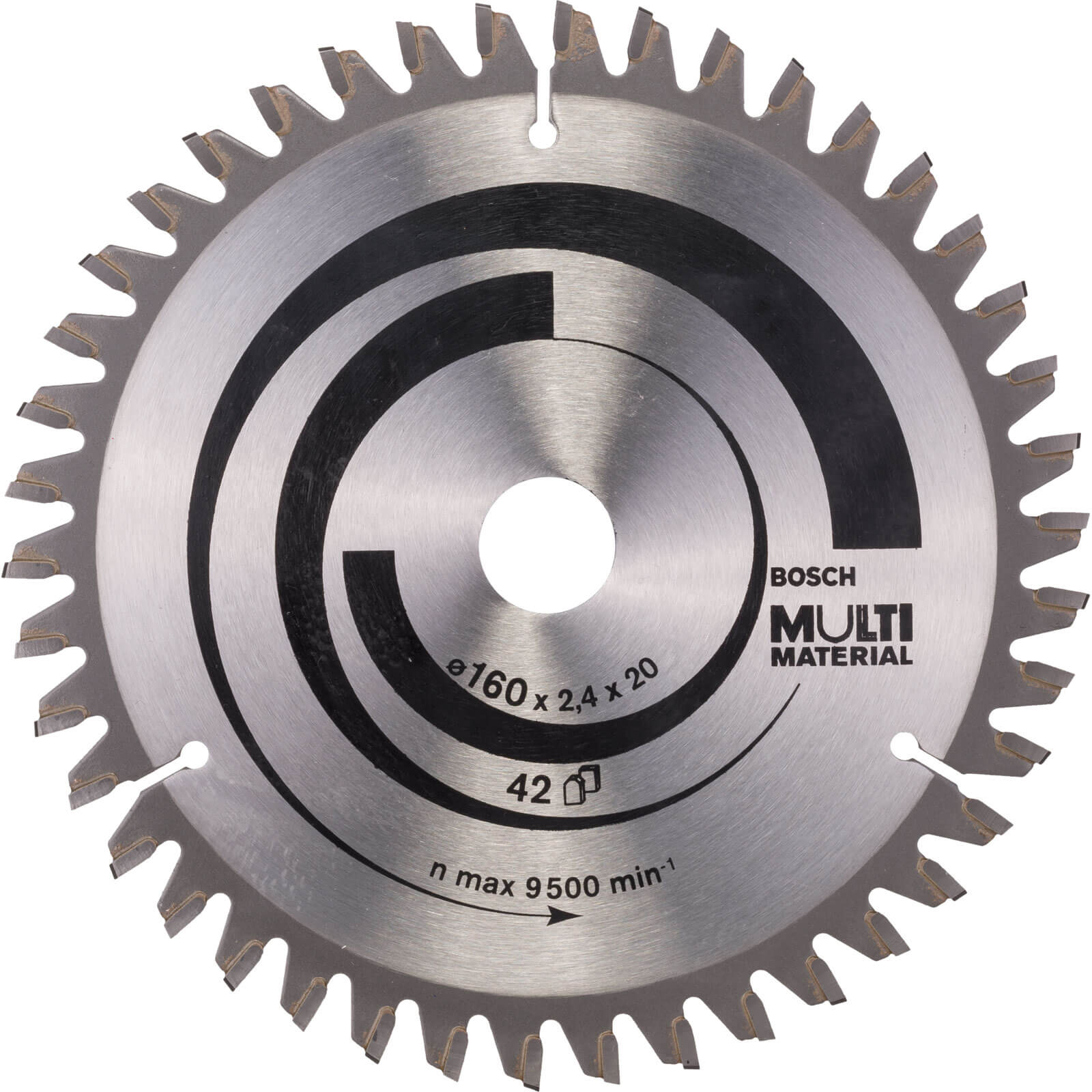 Image of Bosch Multi Material Cutting Saw Blade 160mm 42T 20mm