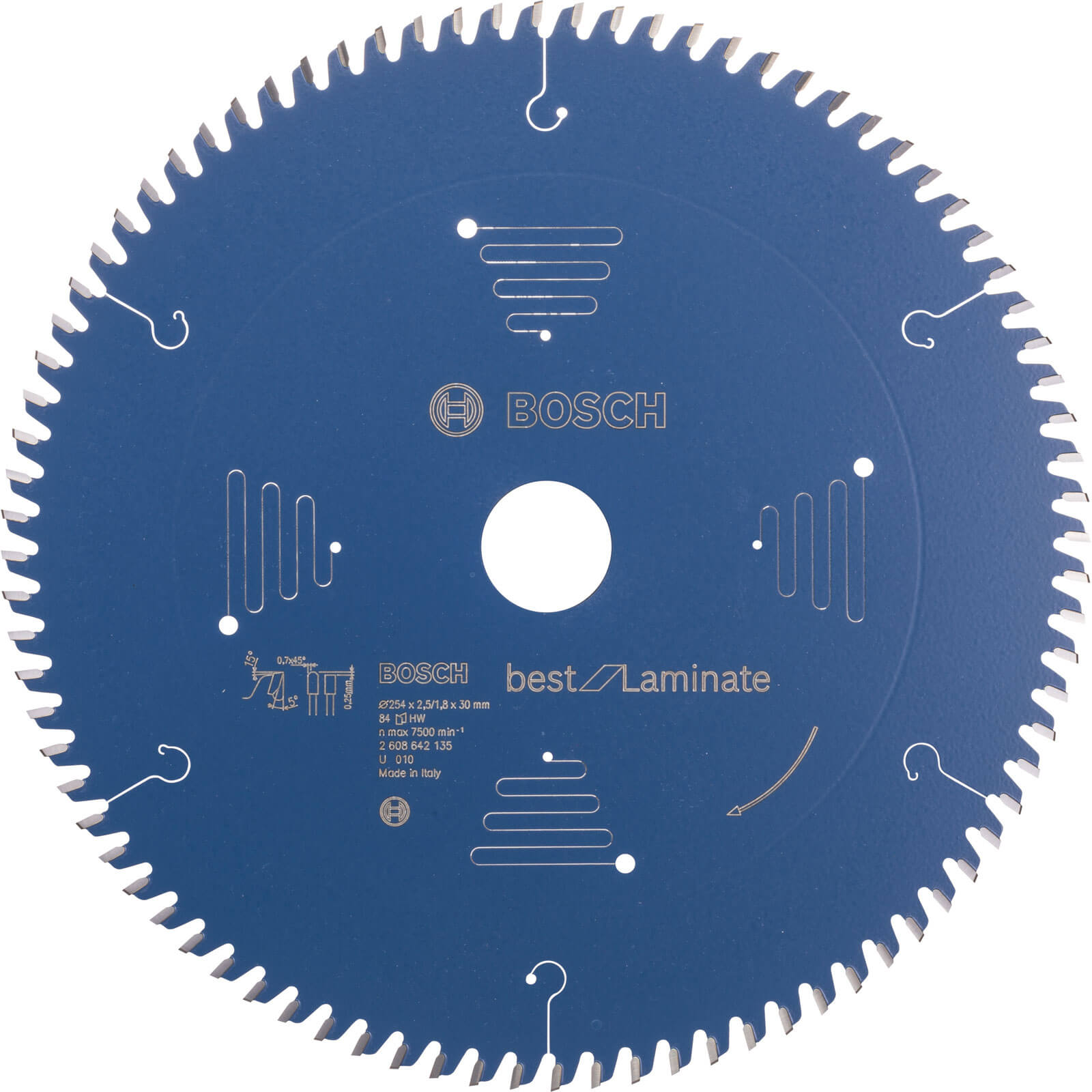 Image of Bosch Best Laminate Cutting Mitre Saw Blade 254mm 84T 30mm