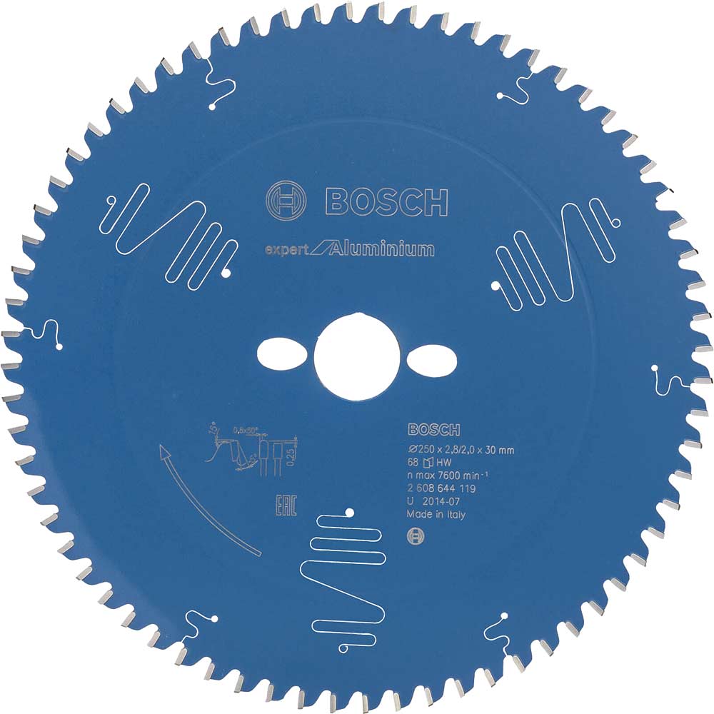 Photos - Power Tool Accessory Bosch Expert Aluminium Cutting Saw Blade 250mm 68T 30mm 2608644119 