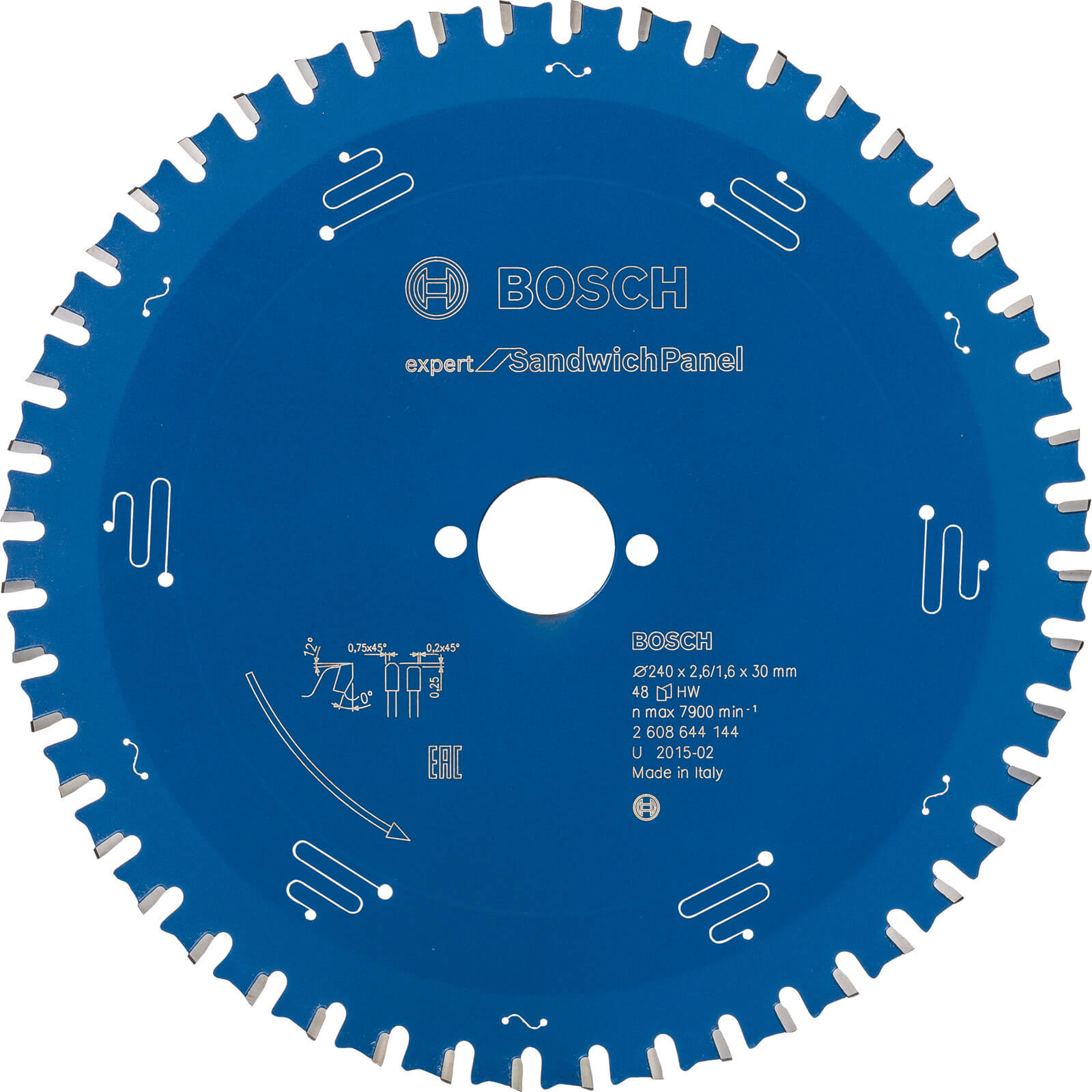 Image of Bosch Expert Circular Saw Blade for Sandwich Panel 240mm 48T 30mm
