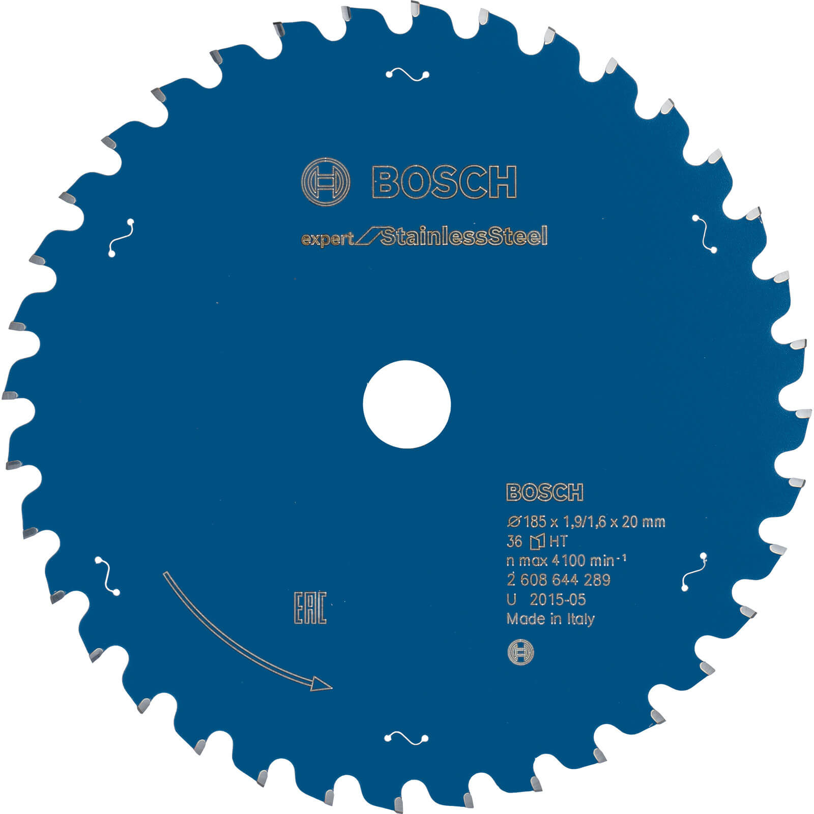 Photos - Power Tool Accessory Bosch Expert Stainless Steel Cutting Saw Blade 185mm 36T 20mm 2608644289 