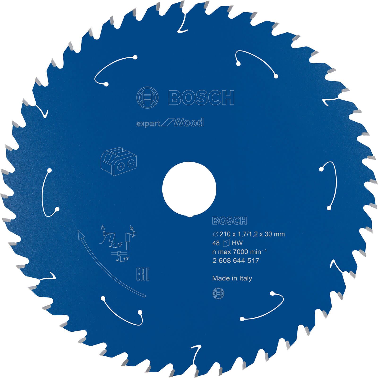 Photos - Power Tool Accessory Bosch Expert Wood Cutting Table Saw Blade 210mm 48T 30mm 2608644517 