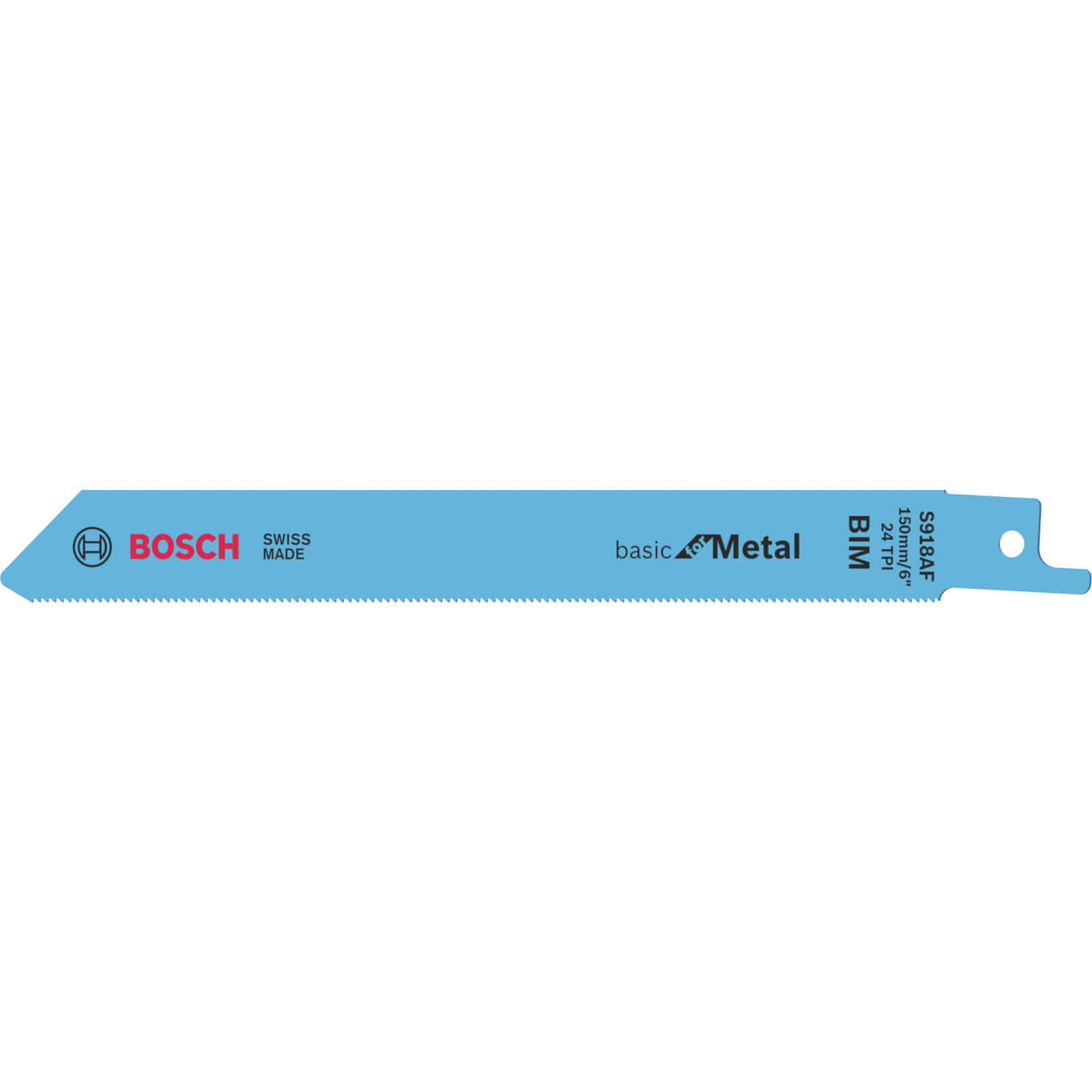 Image of Bosch S918AF Metal Cutting Reciprocating Sabre Saw Blades Pack of 2