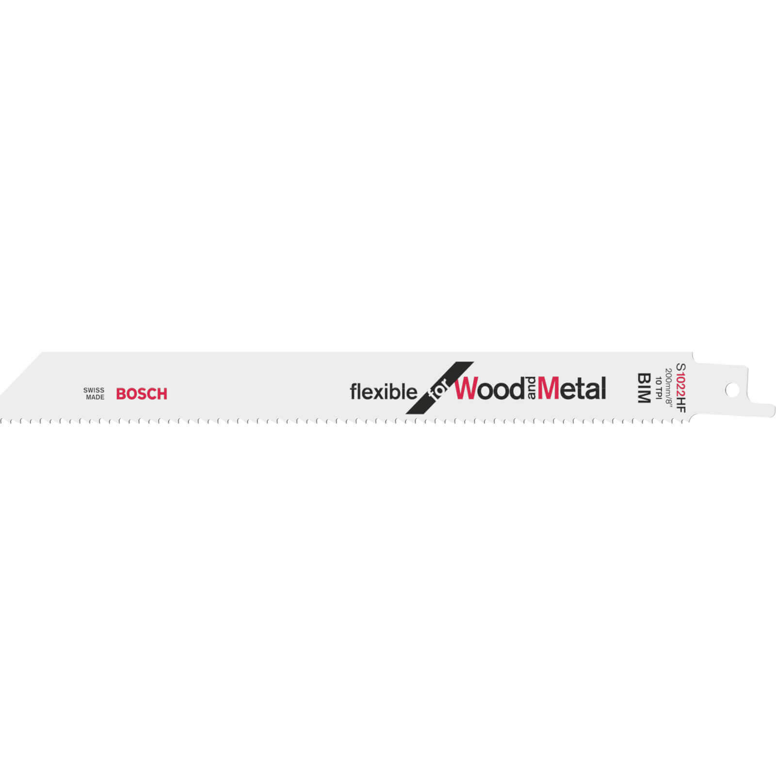 Image of Bosch S1022HF Wood and Metal Cutting Reciprocating Sabre Saw Blades Pack of 100