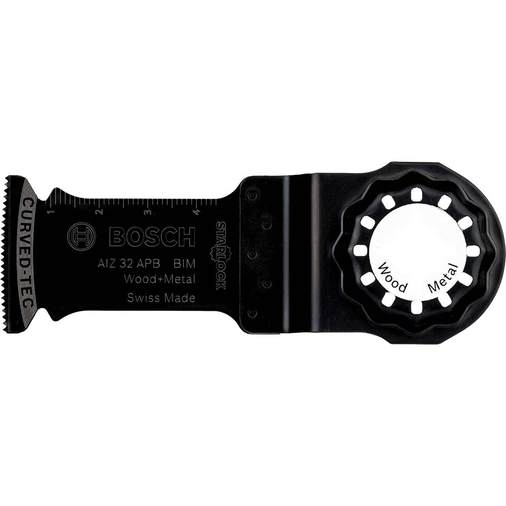 Bosch AIZ 32 APB Starlock Oscillating Multi Tool Metal and Wood Plunge Saw Blade 32mm Pack of 5