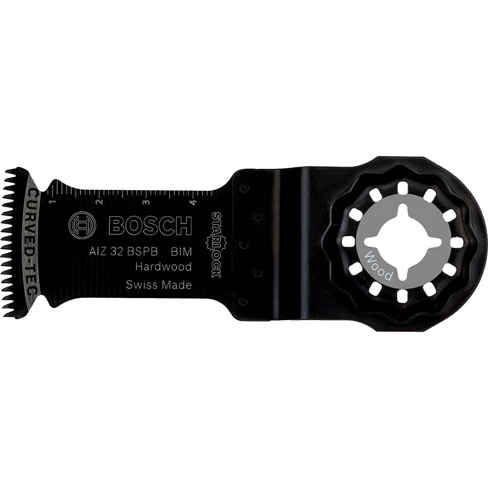 Bosch AIZ 32 BSPB Starlock Oscillating Multi Tool Hard Wood Plunge Saw Blade 32mm Pack of 1