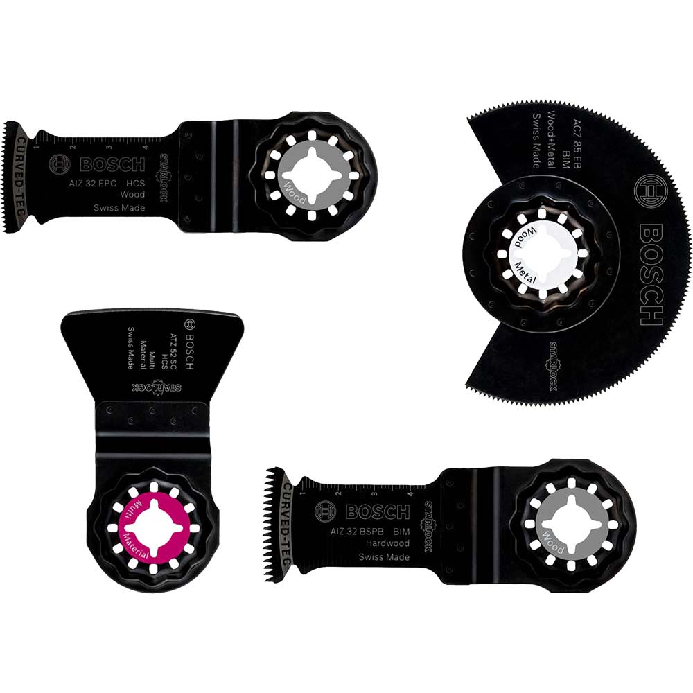 Image of Bosch 4 Piece Flooring Oscillating Multi Tool Blade Set