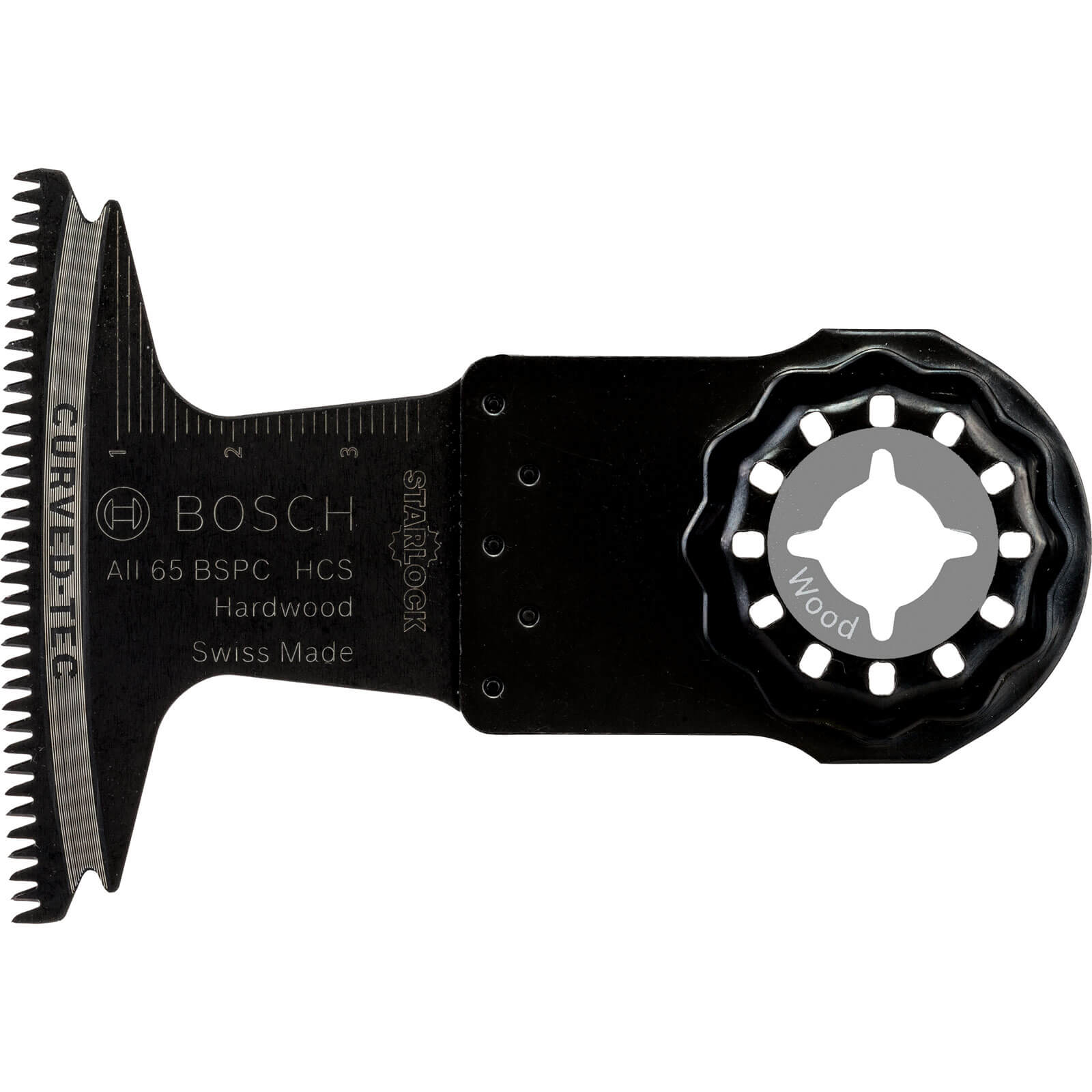 Image of Bosch AII 65 BSPC HCS Hard Wood Starlock Oscillating Multi Tool Plunge Saw Blade 65mm Pack of 1