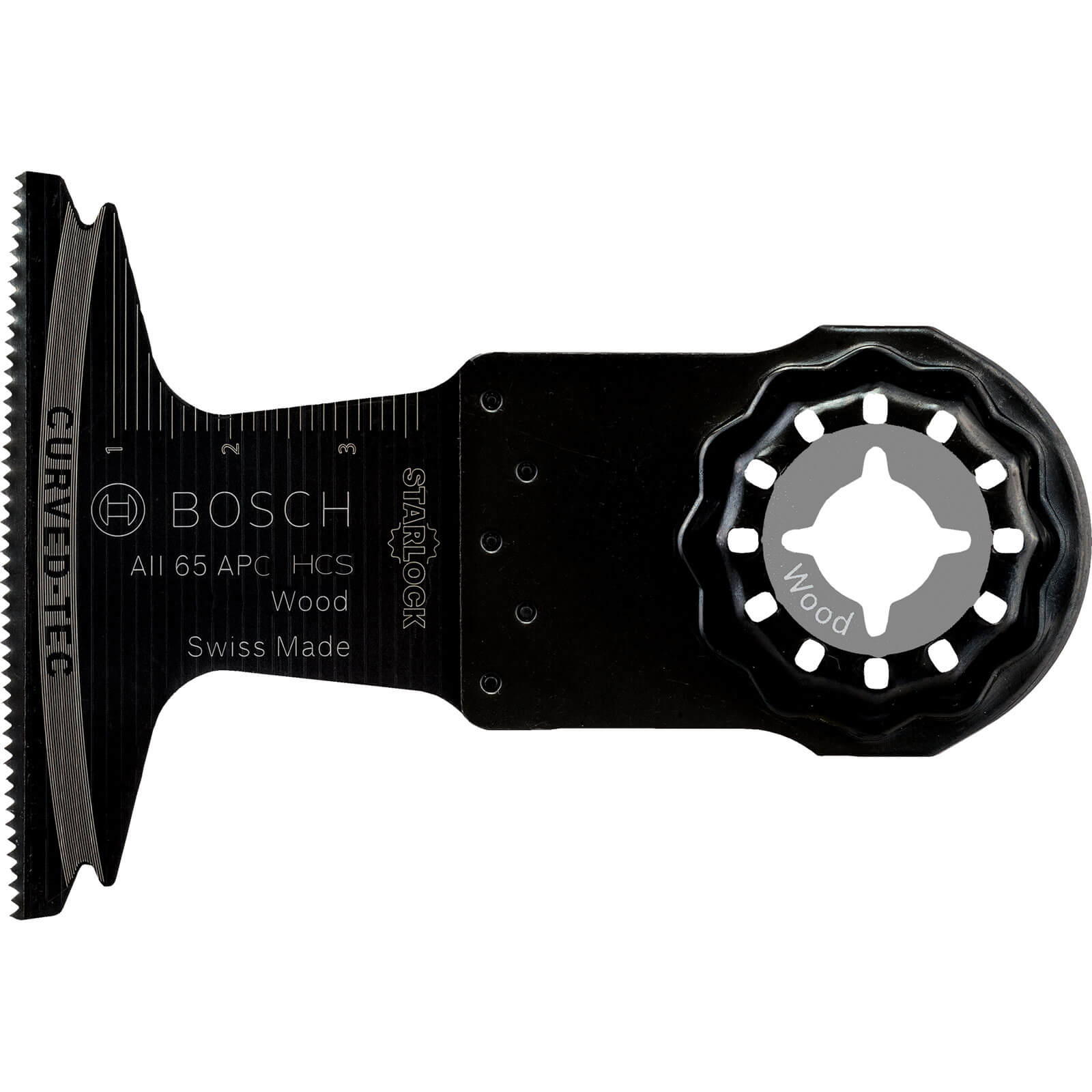 Image of Bosch All 65 APC Wood HCS Starlock Oscillating Multi Tool Plunge Saw Blade 65mm Pack of 1