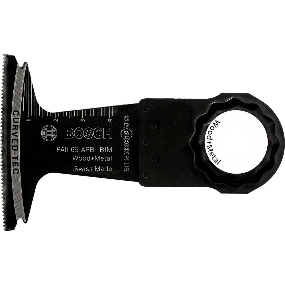 Bosch PAII 65 APB Starlock Plus Oscillating Multi Tool Metal and Wood Plunge Saw Blade 65mm Pack of 1
