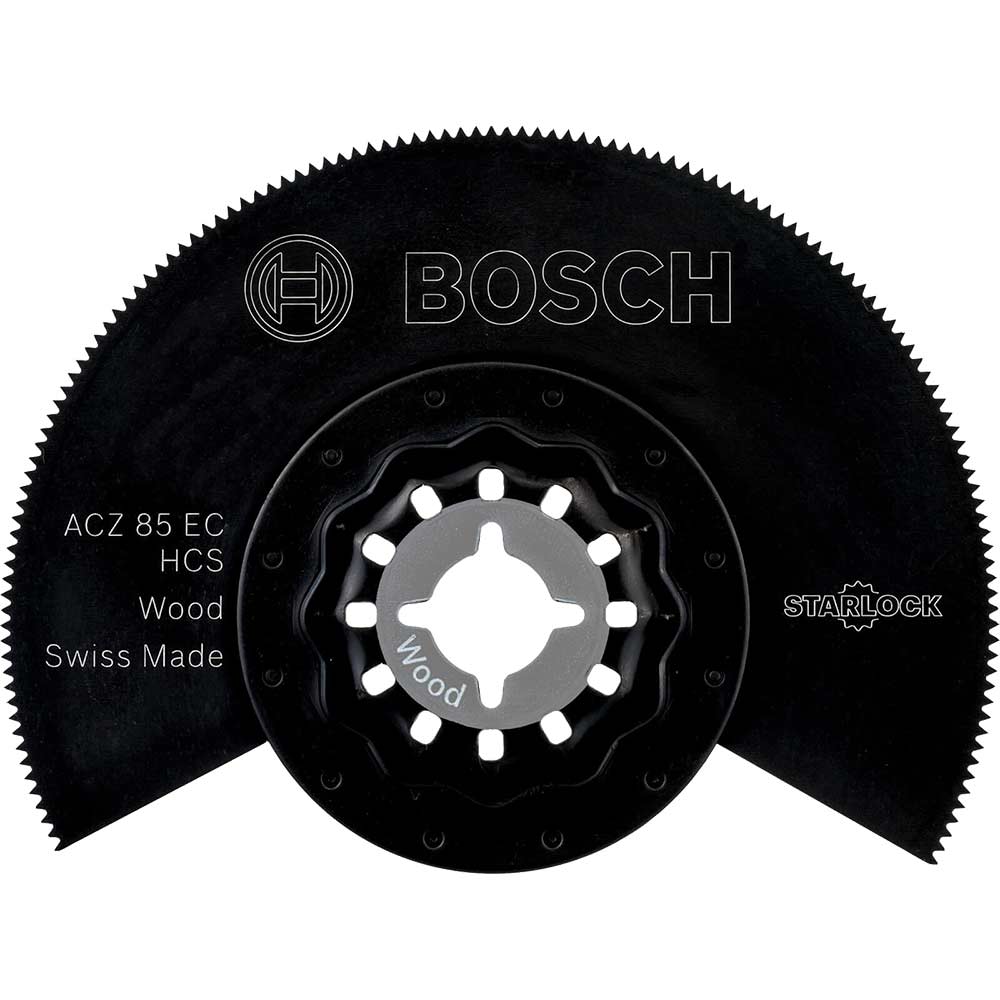 Image of Bosch ACZ EC HCS Wood Oscillating Multi Tool Segment Saw Blade 85mm Pack of 1